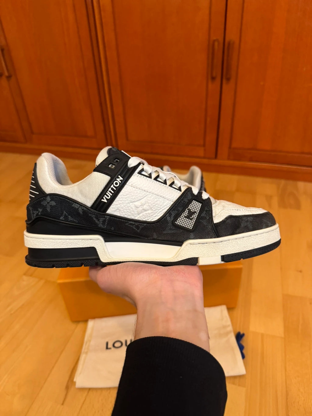 Louis Vuitton LV Trainer Black Denim