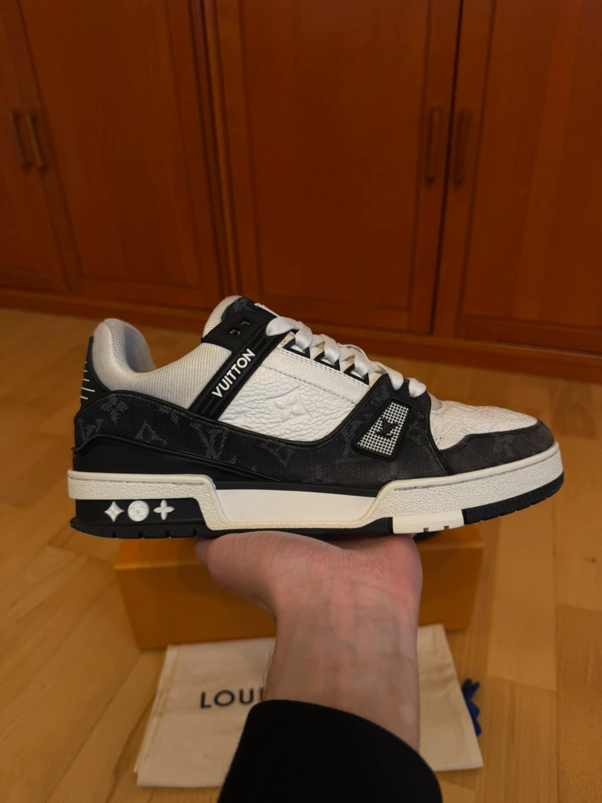 Louis Vuitton LV Trainer Black Denim