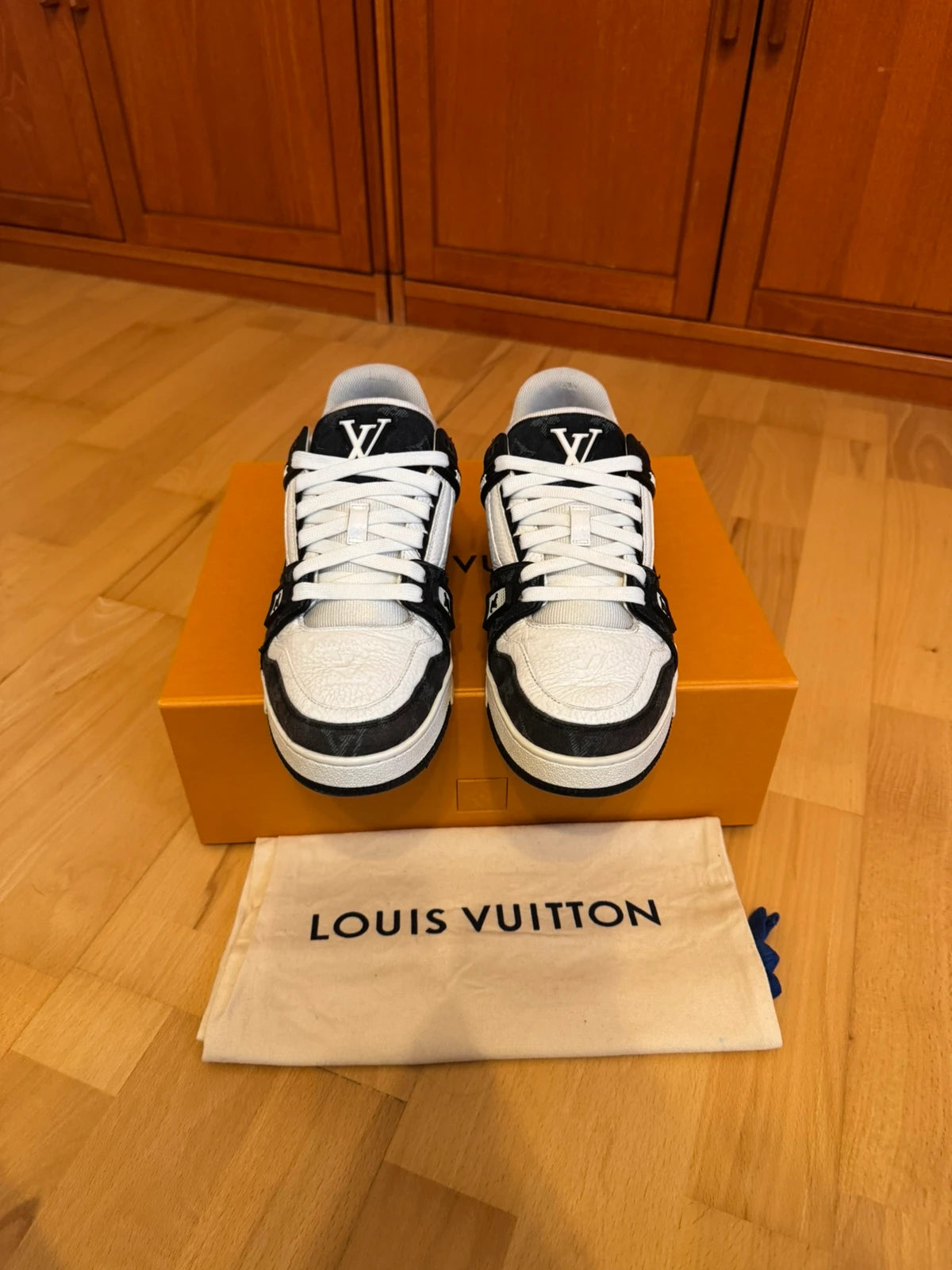Louis Vuitton LV Trainer Black Denim