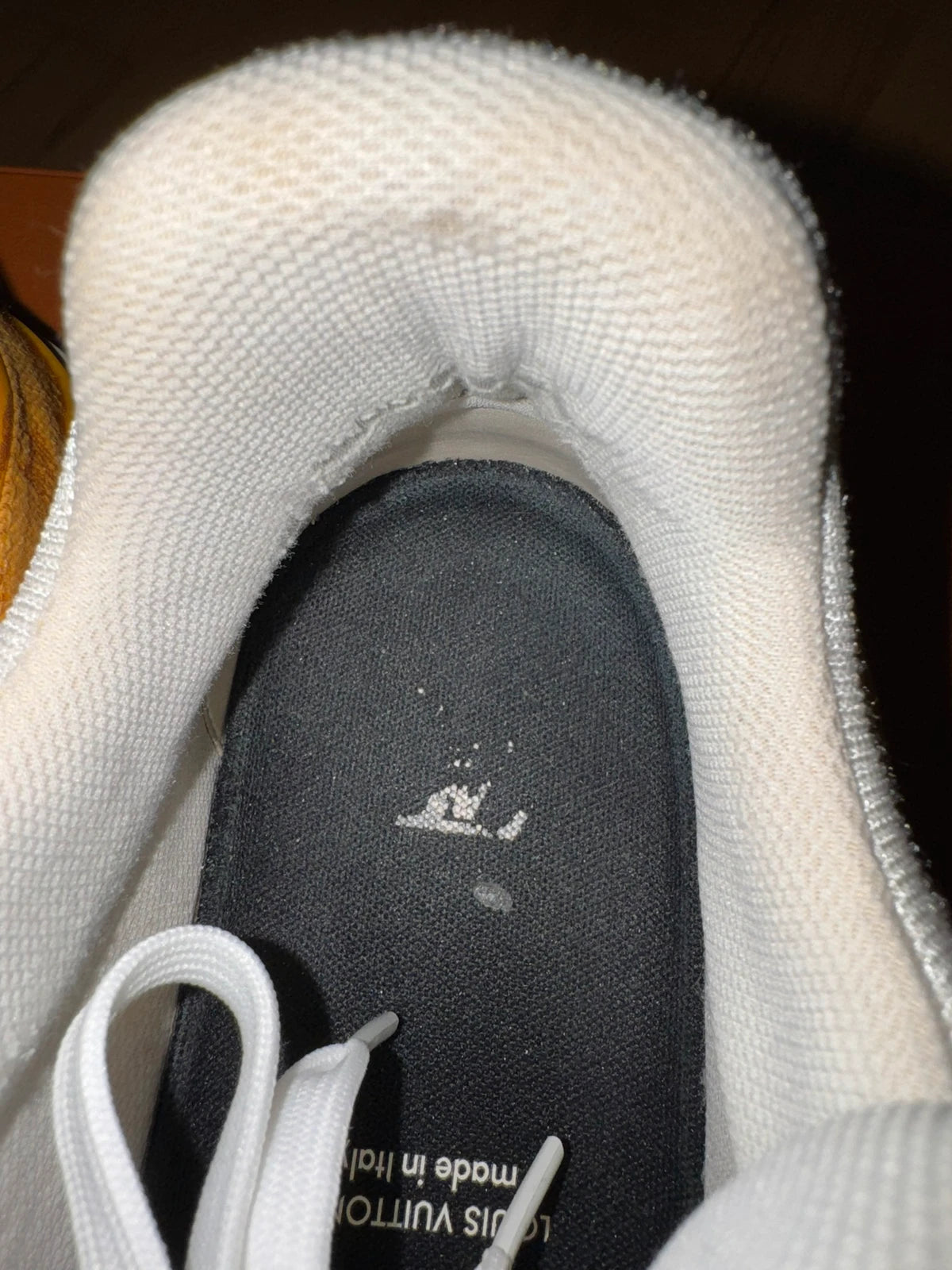 Louis Vuitton LV Trainer Orange Denim