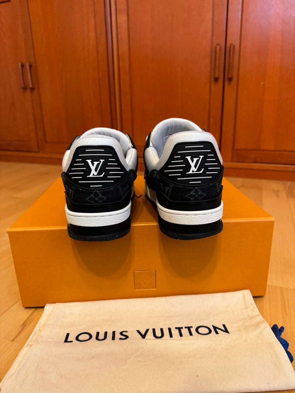 Louis Vuitton LV Trainer Black Denim