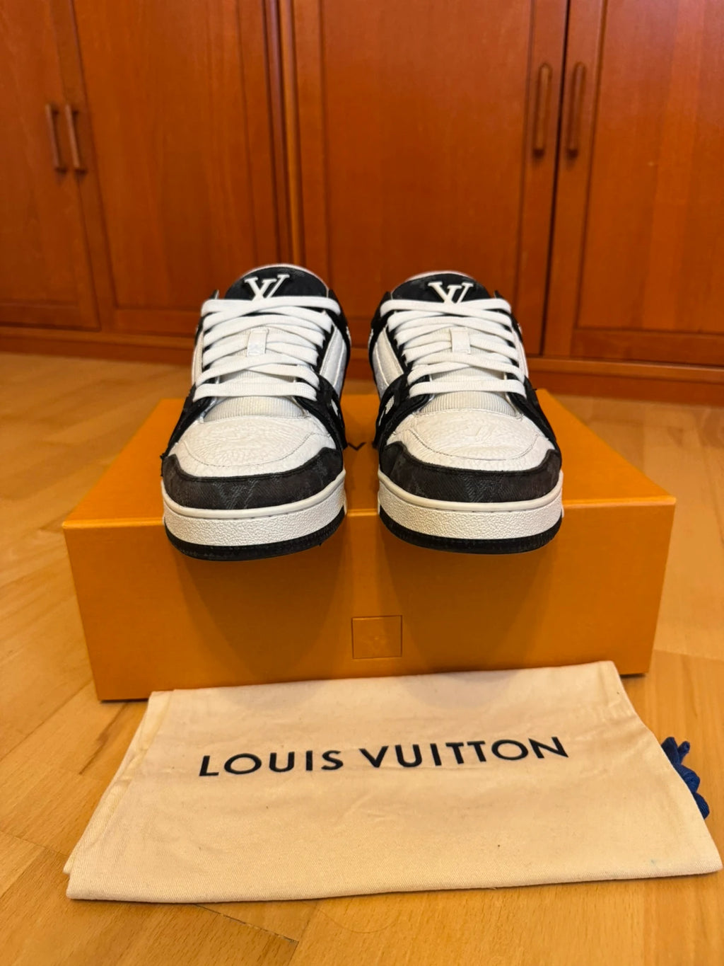 Louis Vuitton LV Trainer Black Denim