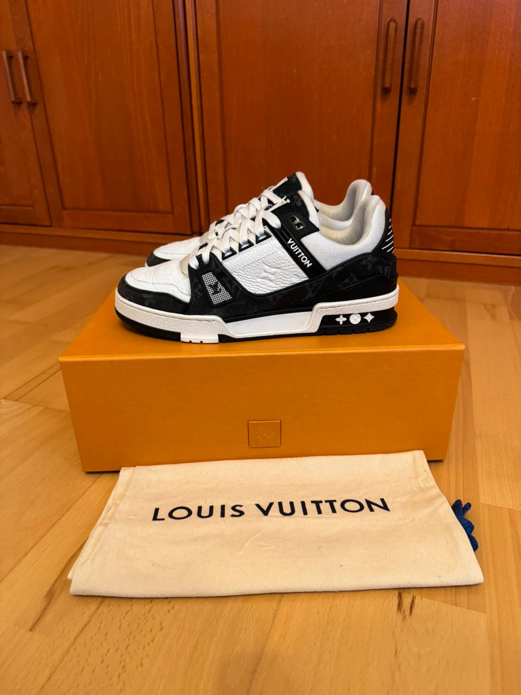 Louis Vuitton LV Trainer Black Denim