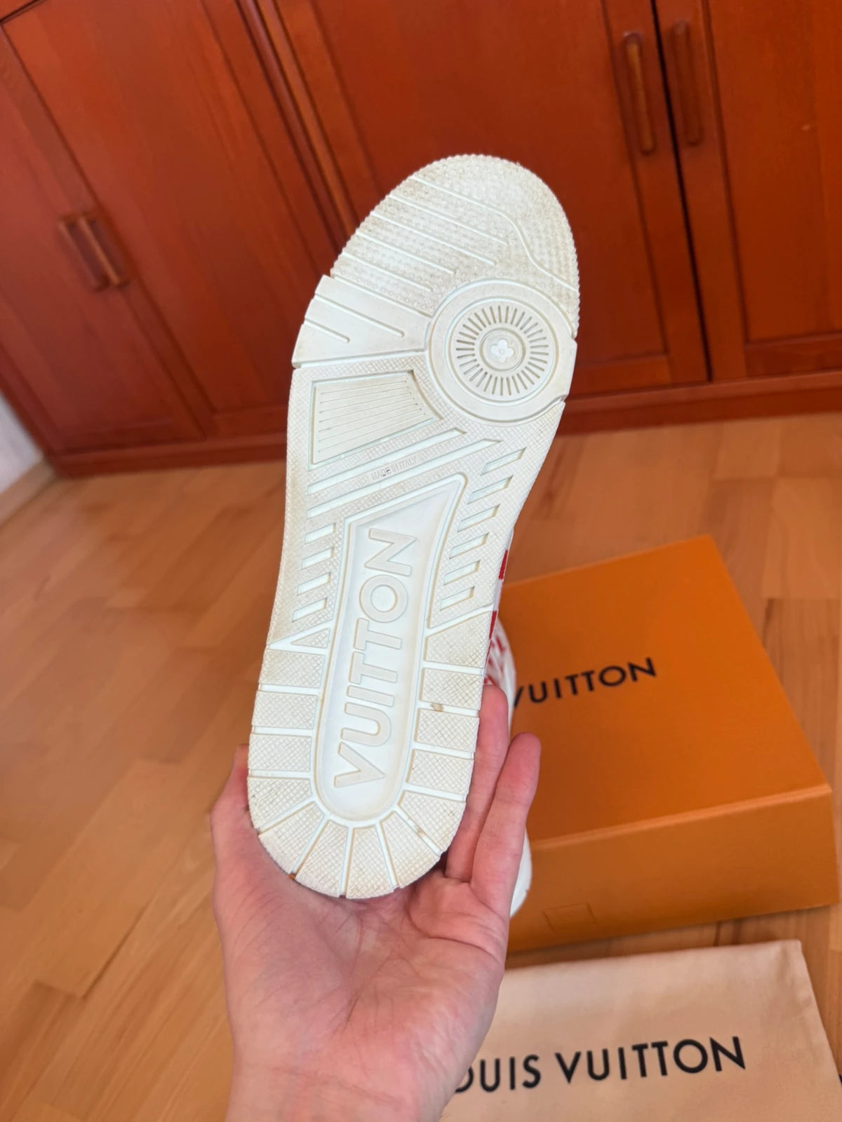Louis Vuitton X Nigo LV Trainer Red White Damier