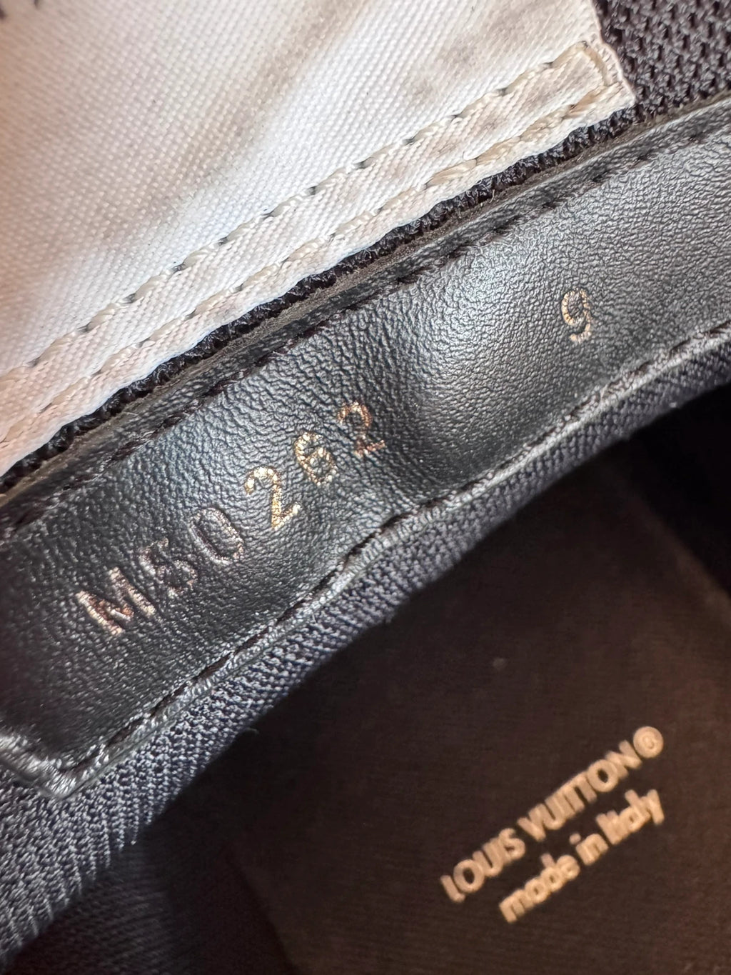 Louis Vuitton LV Trainer Black Denim Velcro Strap