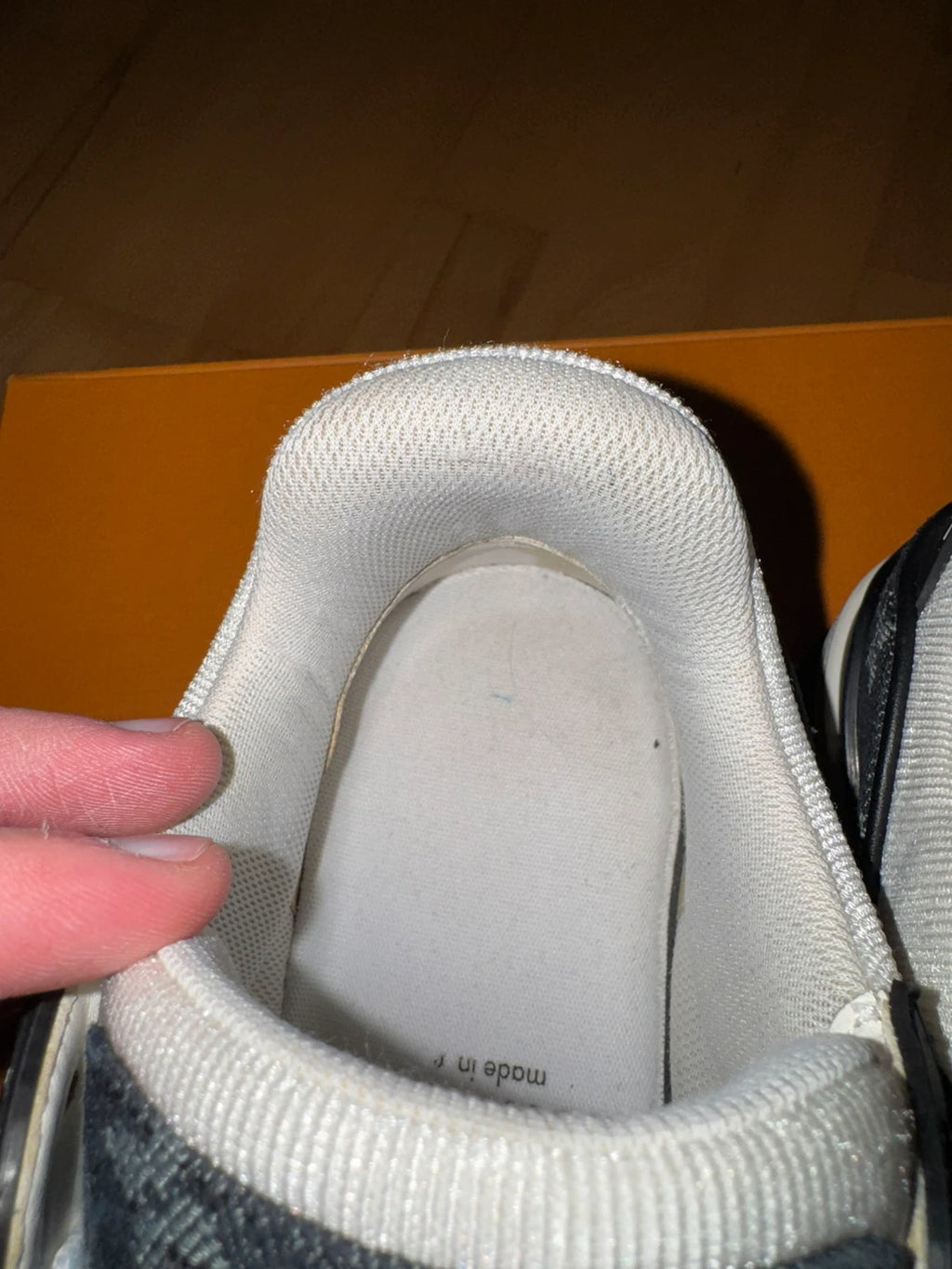 Louis Vuitton LV Trainer Black Denim