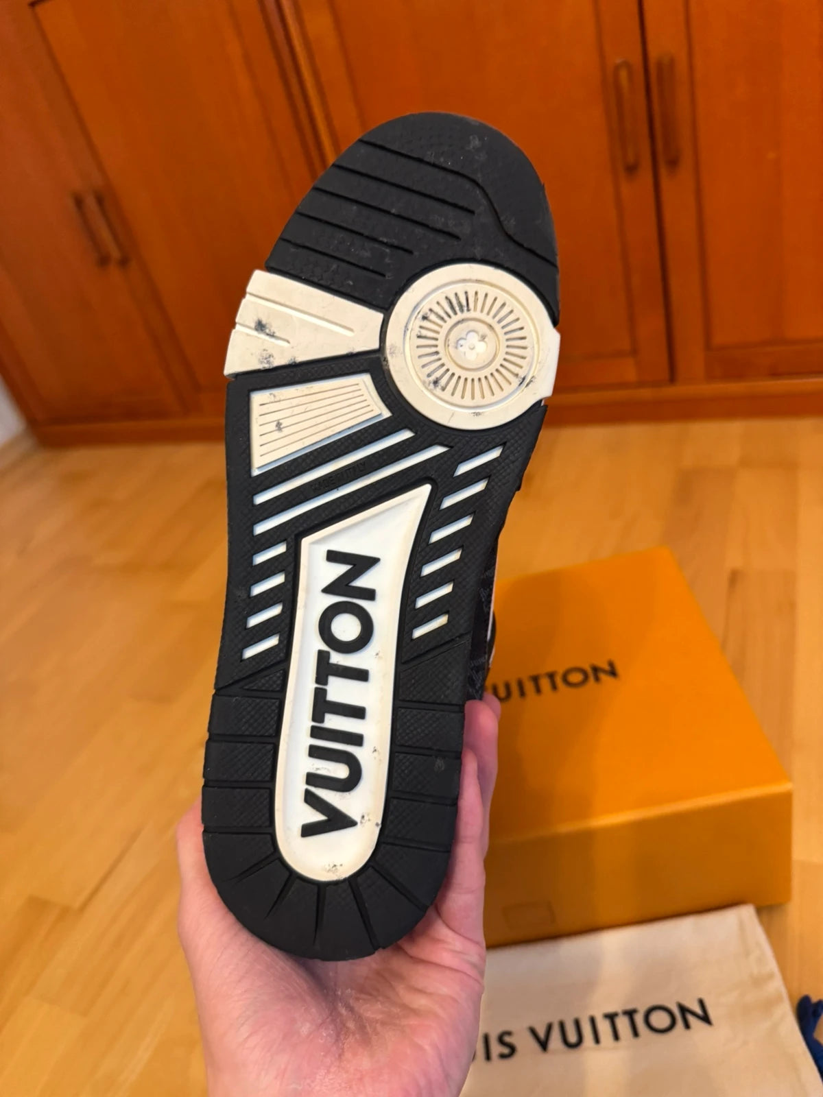Louis Vuitton LV Trainer Black Denim