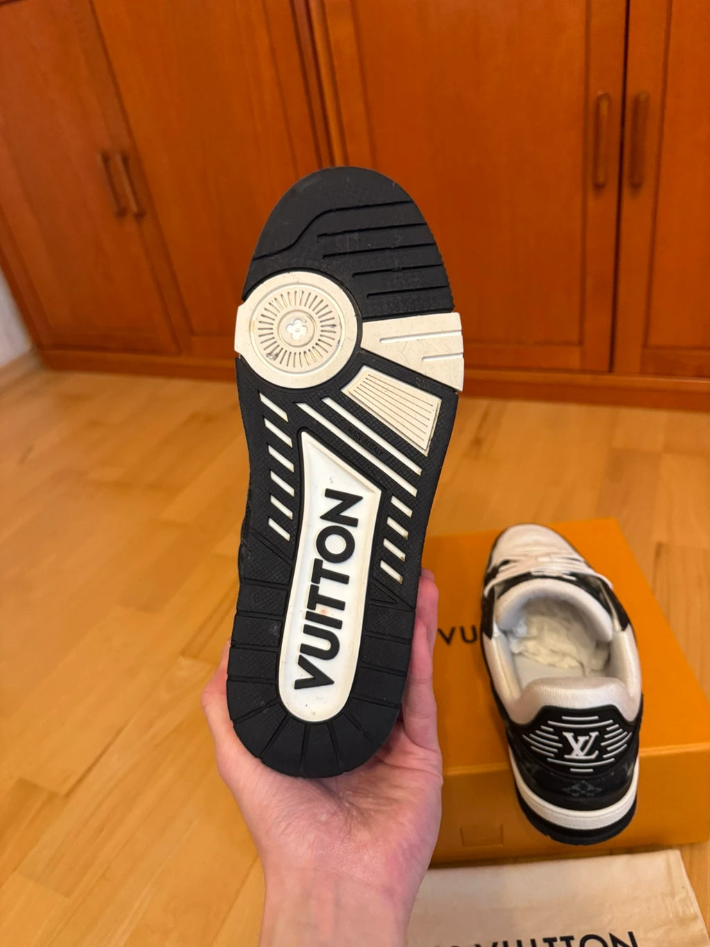 Louis Vuitton LV Trainer Black Denim