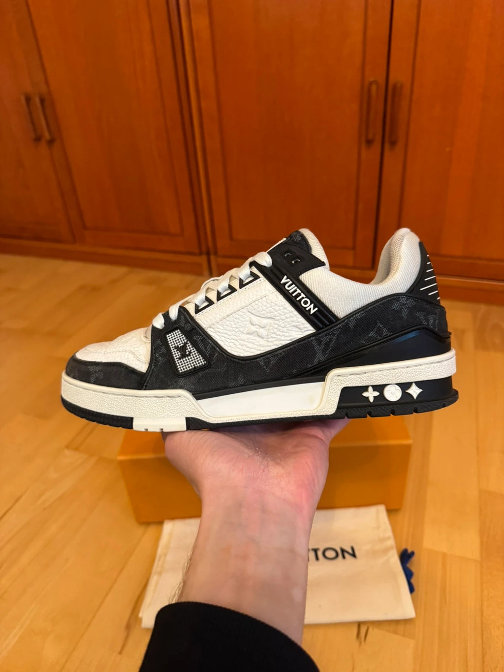 Louis Vuitton LV Trainer Black Denim