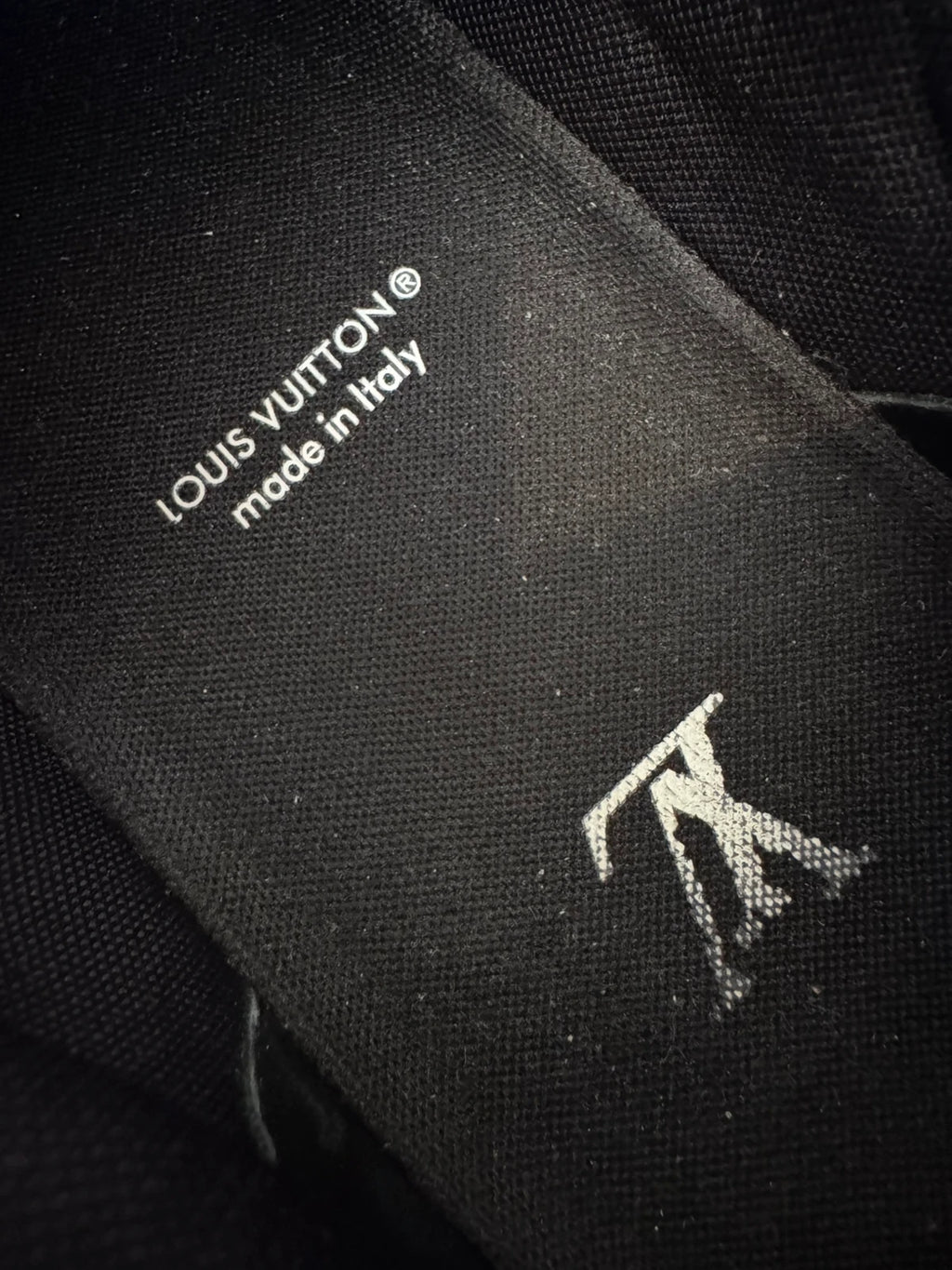 Louis Vuitton LV Trainer Black Denim Velcro Strap