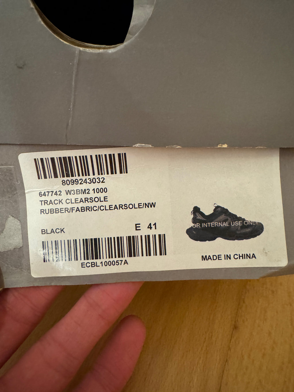 Balenciaga Track Triple Black Clearsole