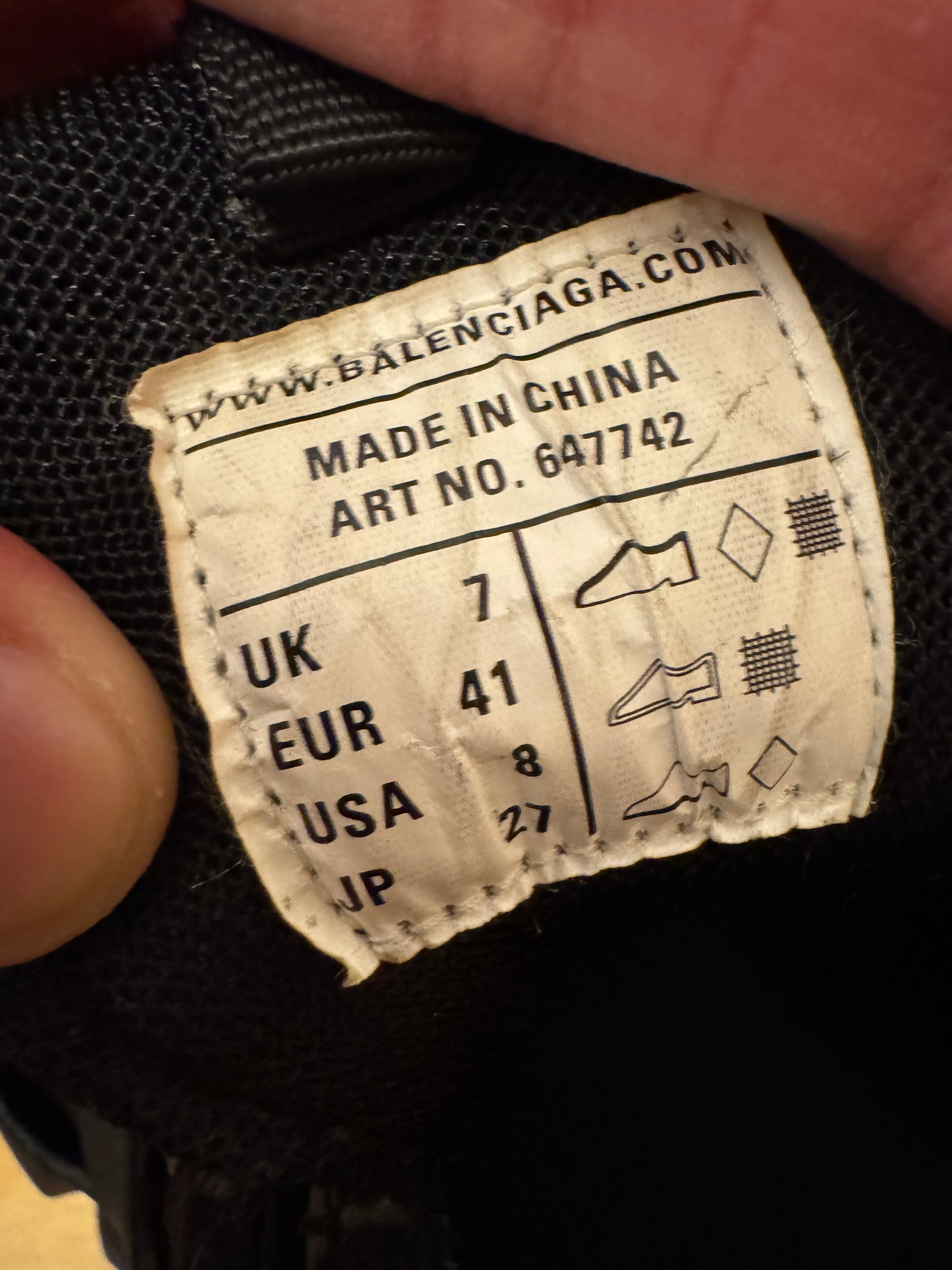 Balenciaga Track Triple Black Clearsole