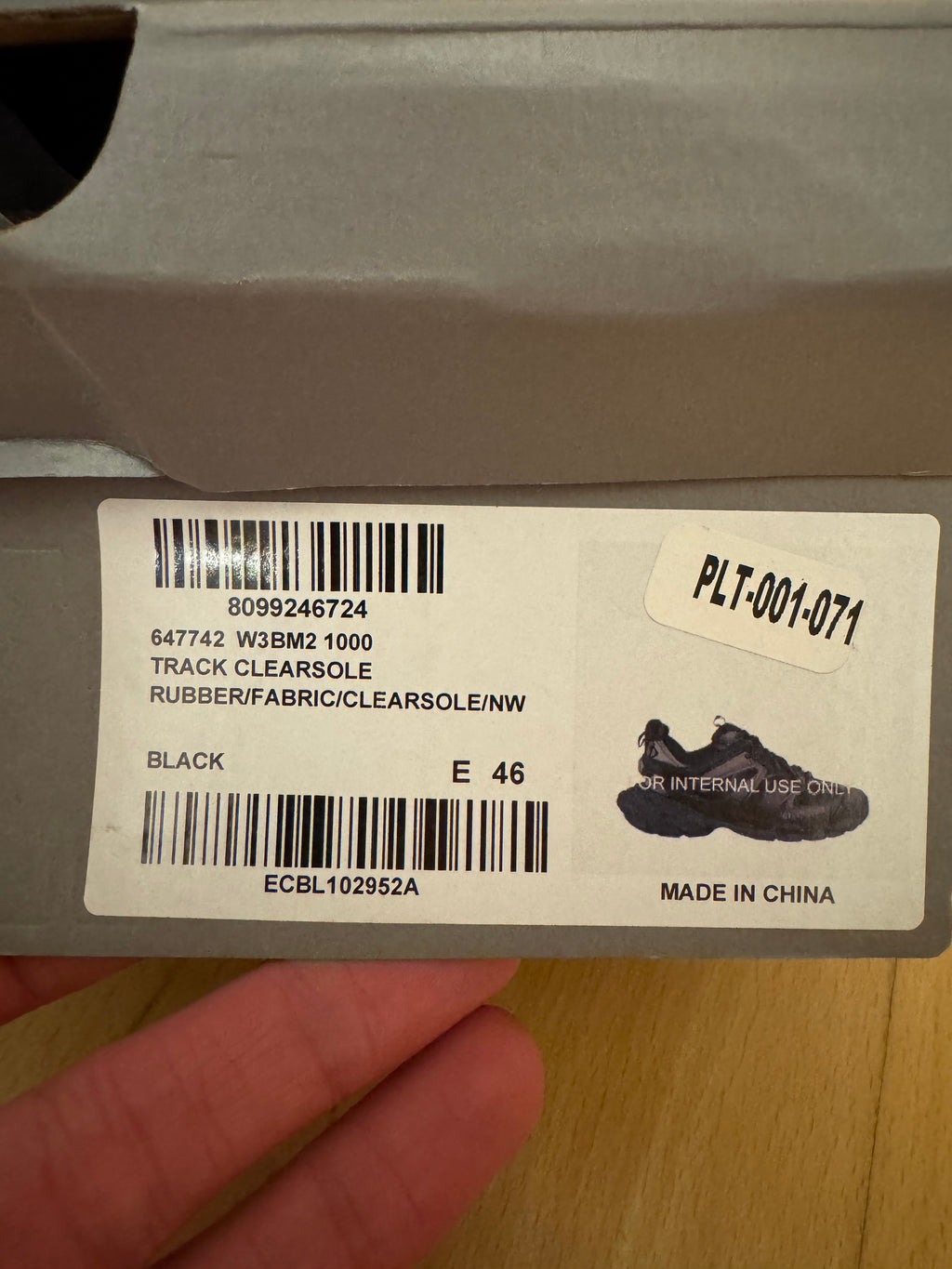 Balenciaga Track Clearsole Triple Black