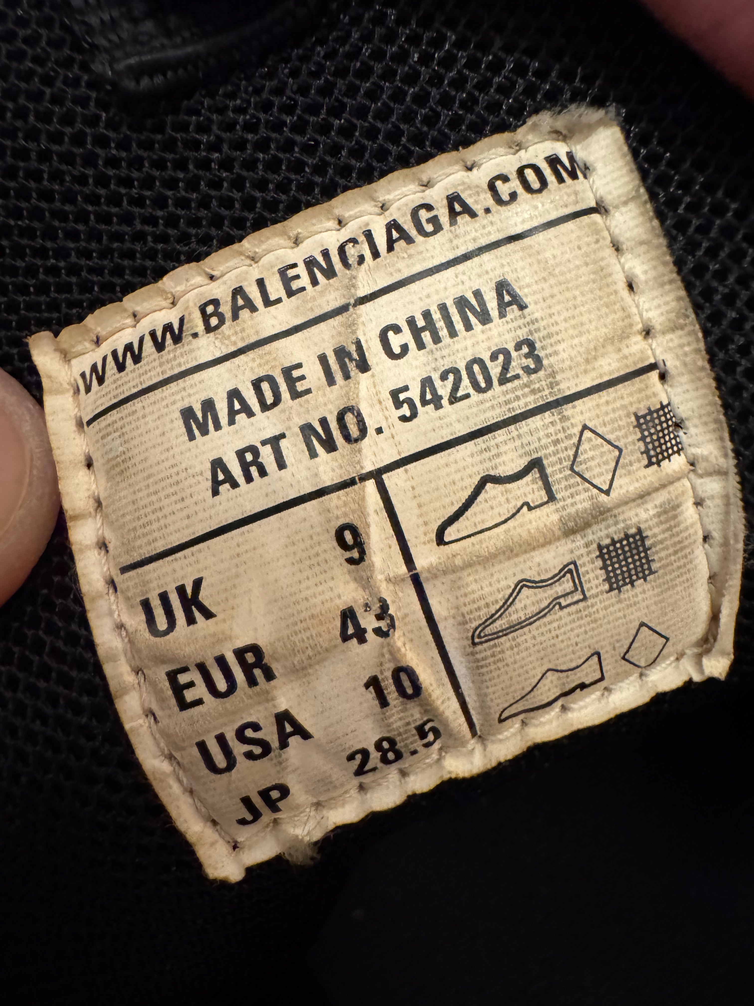 Balenciaga Track Triple Black
