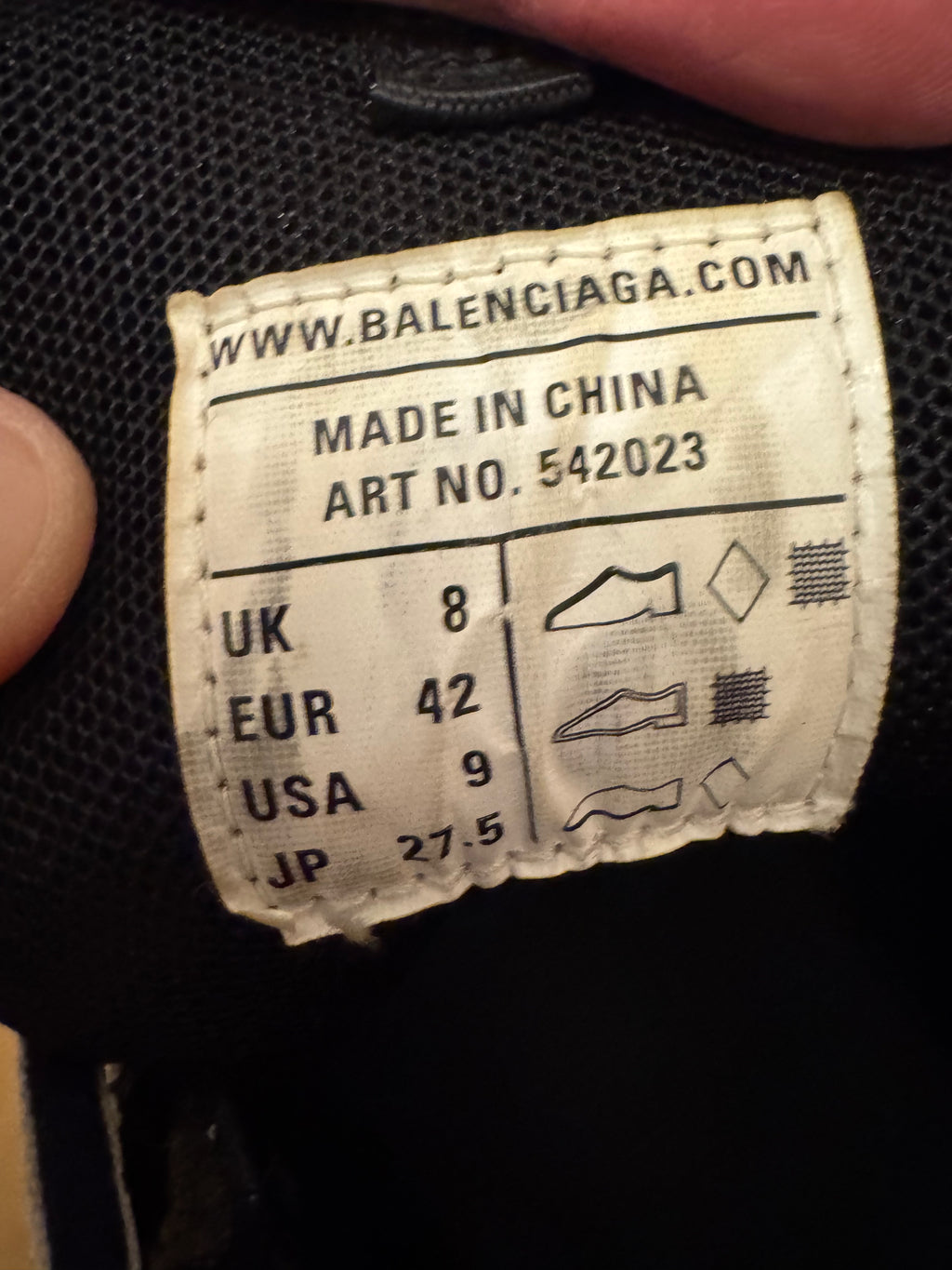 Balenciaga Track Triple Black