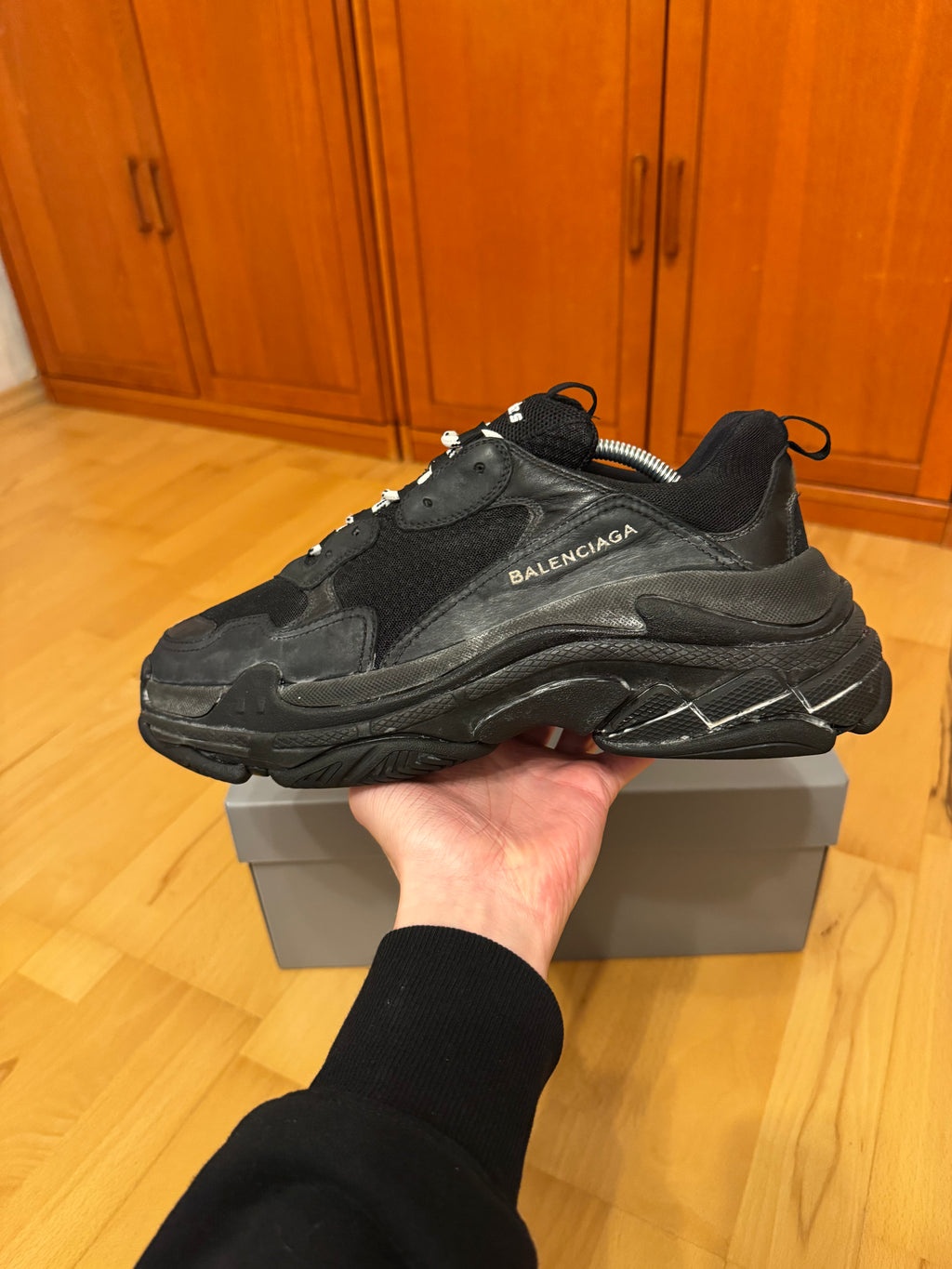 Balenciaga Triple S Triple Black Made in Italy