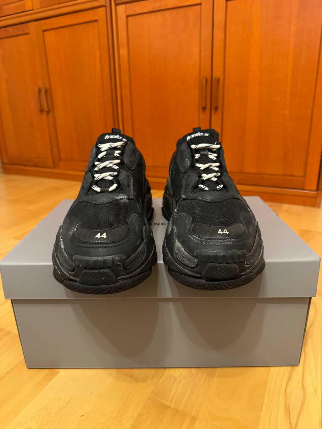 Balenciaga Triple S Triple Black Made in Italy