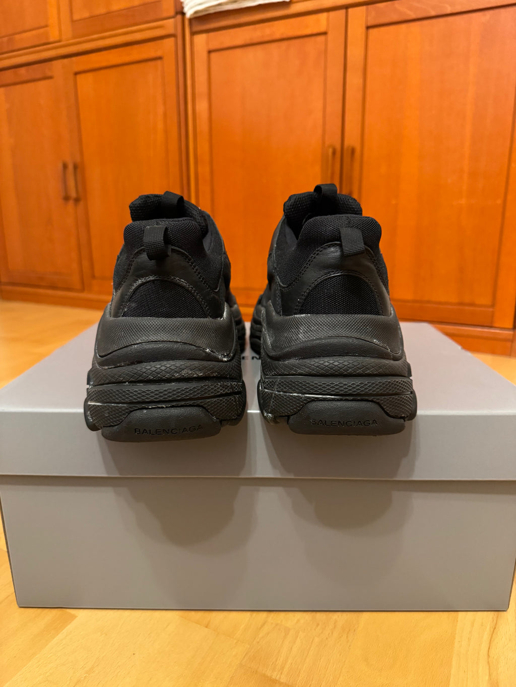 Balenciaga Triple S Triple Black Made in Italy