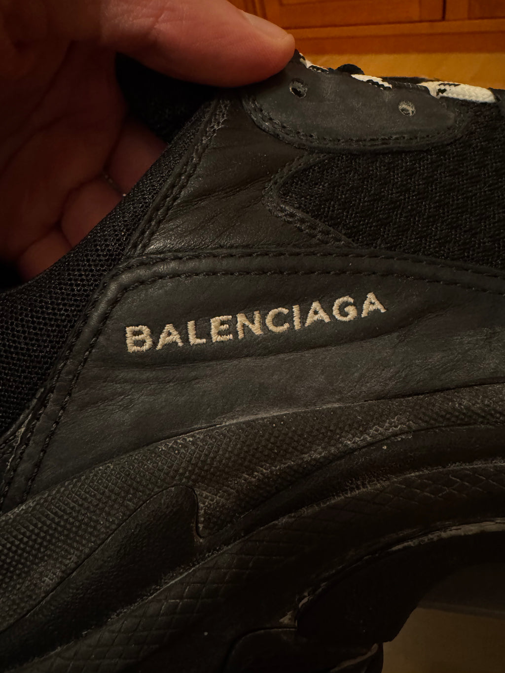 Balenciaga Triple S Triple Black Made in Italy
