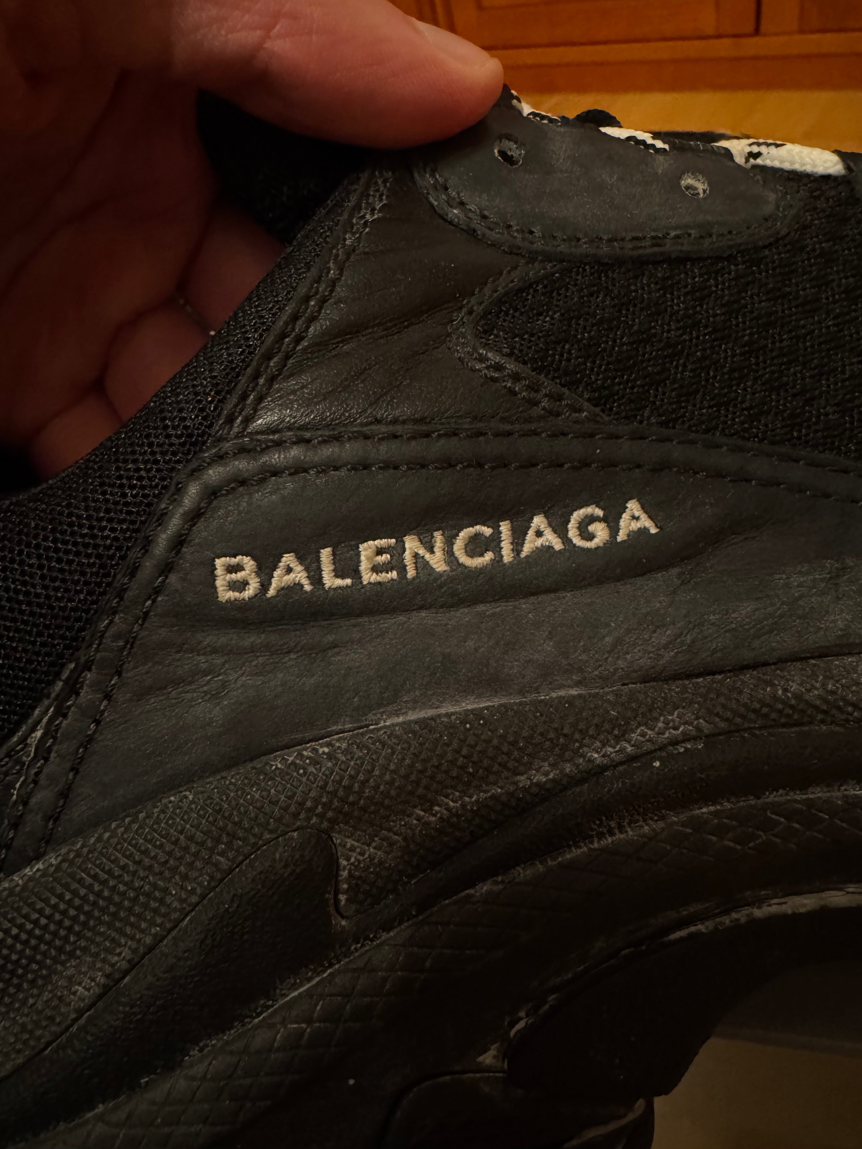 Balenciaga Triple S Triple Black Made in Italy