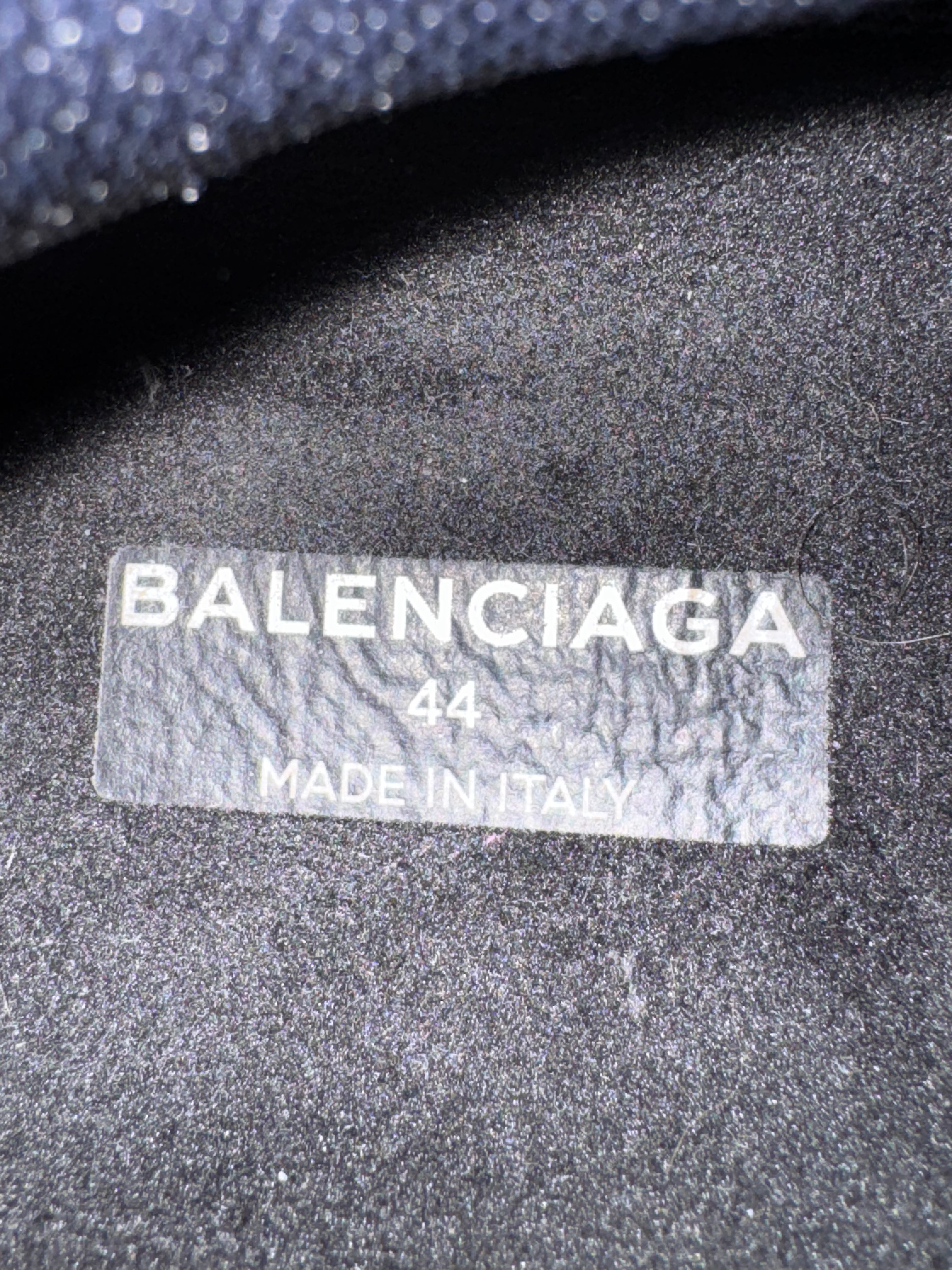 Balenciaga Triple S Triple Black Made in Italy