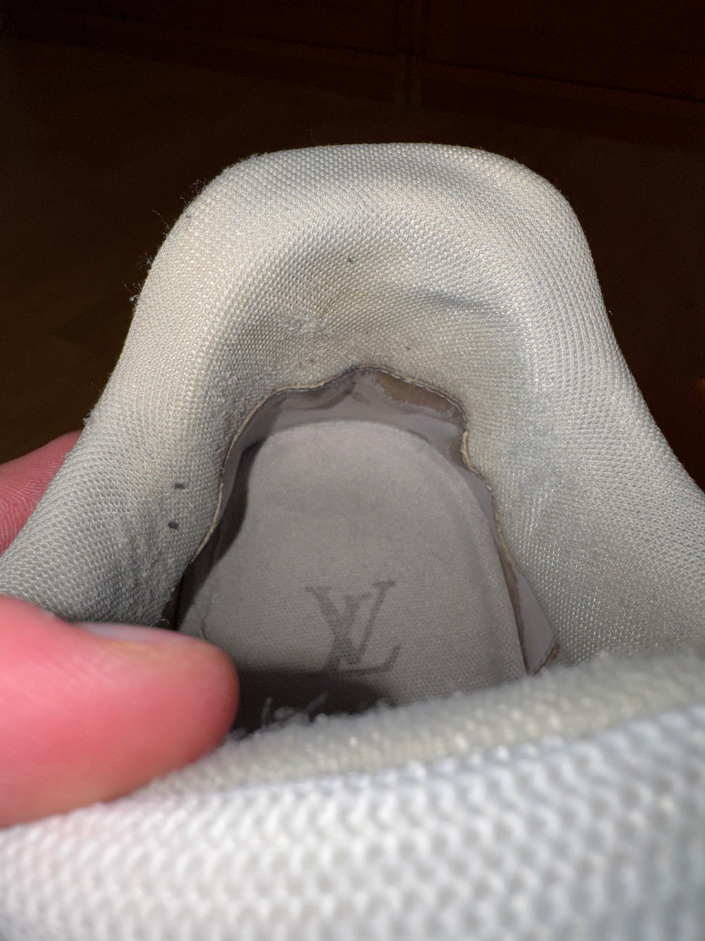Louis Vuitton LV Trainer Velcro Strap Black Blue Grey