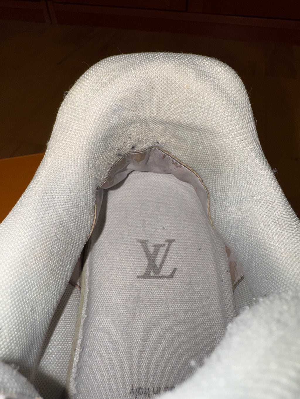Louis Vuitton LV Trainer Velcro Strap Black Blue Grey