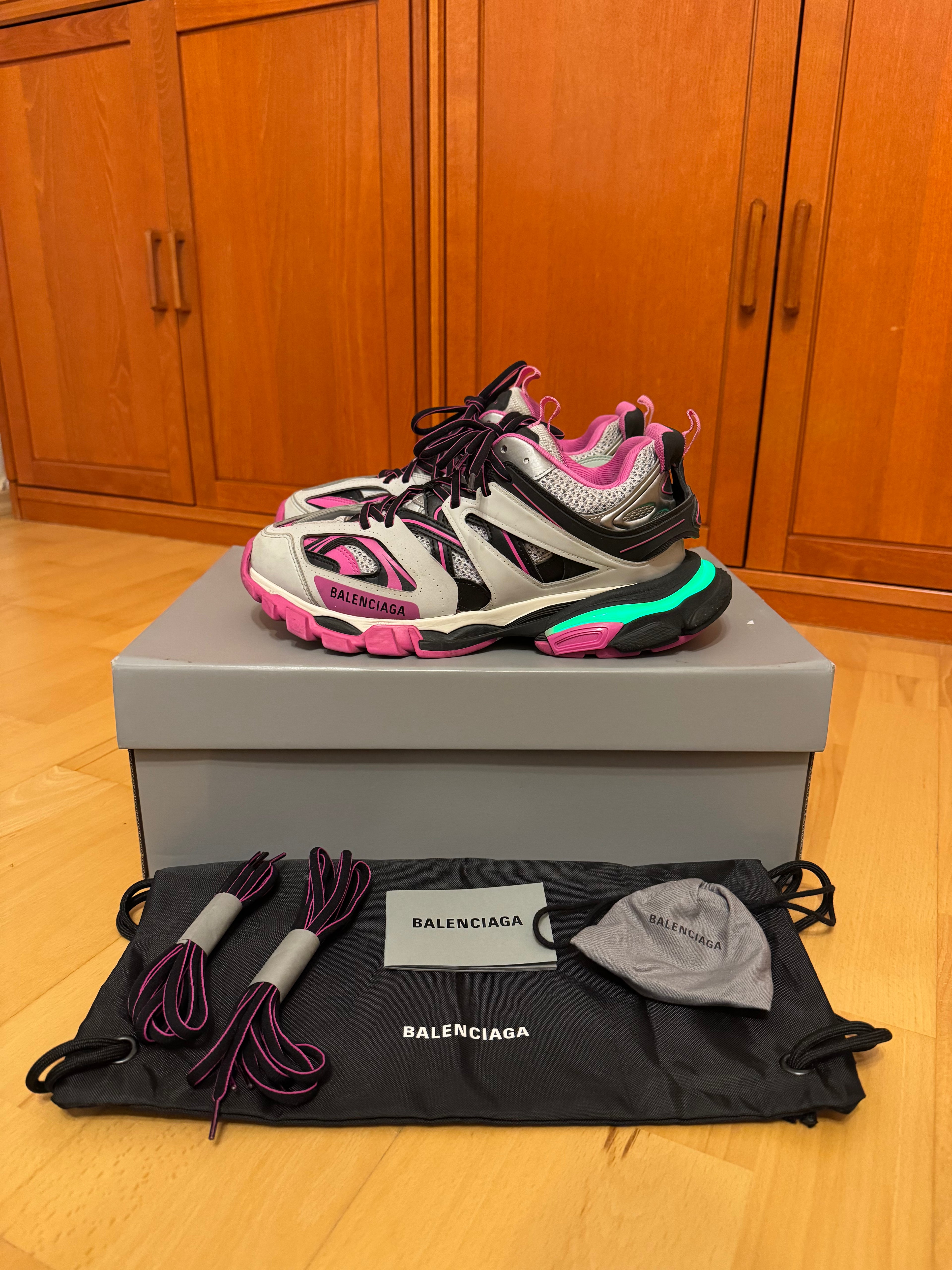 Balenciaga LED Track Black Pink Grey