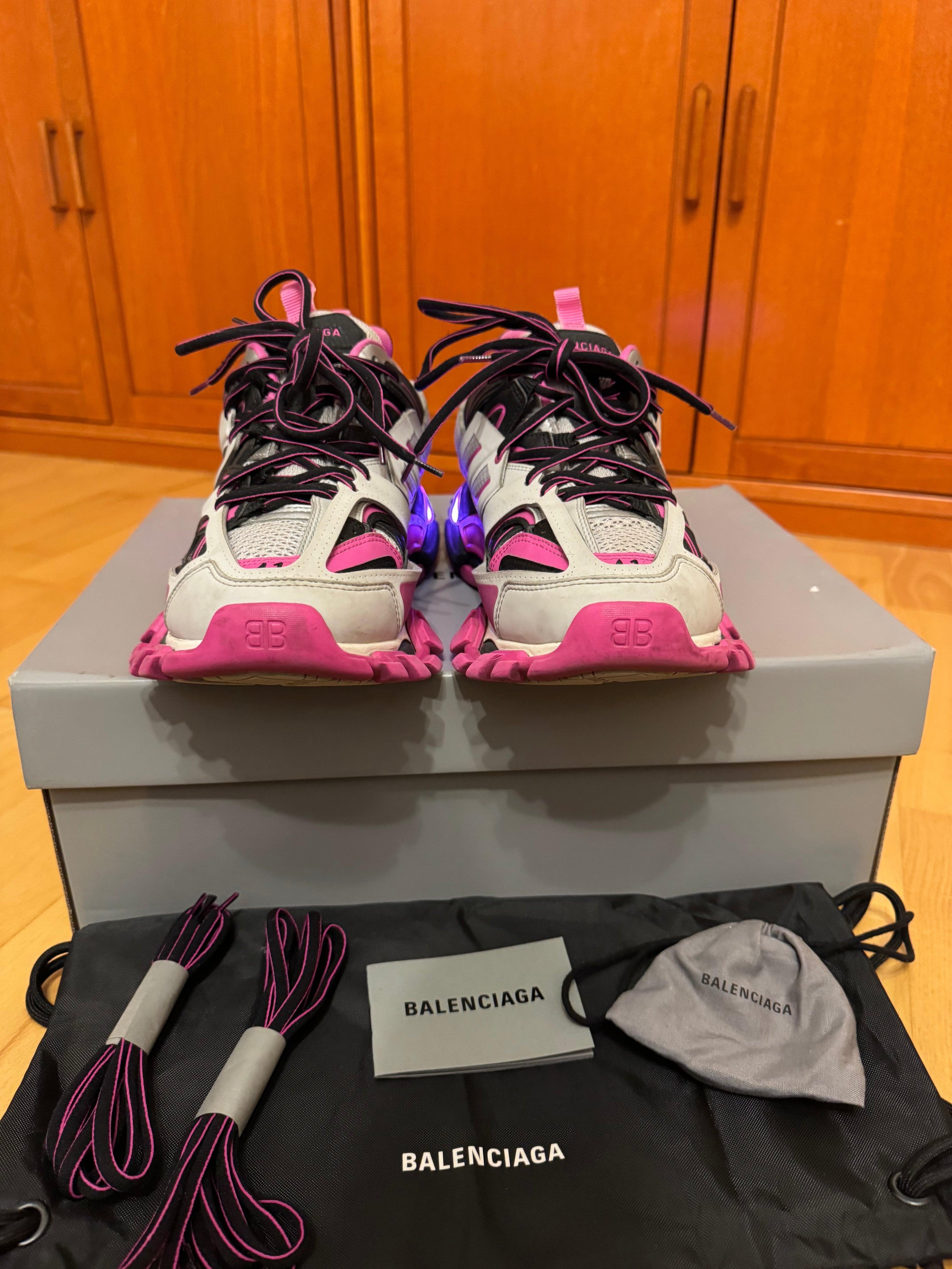 Balenciaga LED Track Black Pink Grey