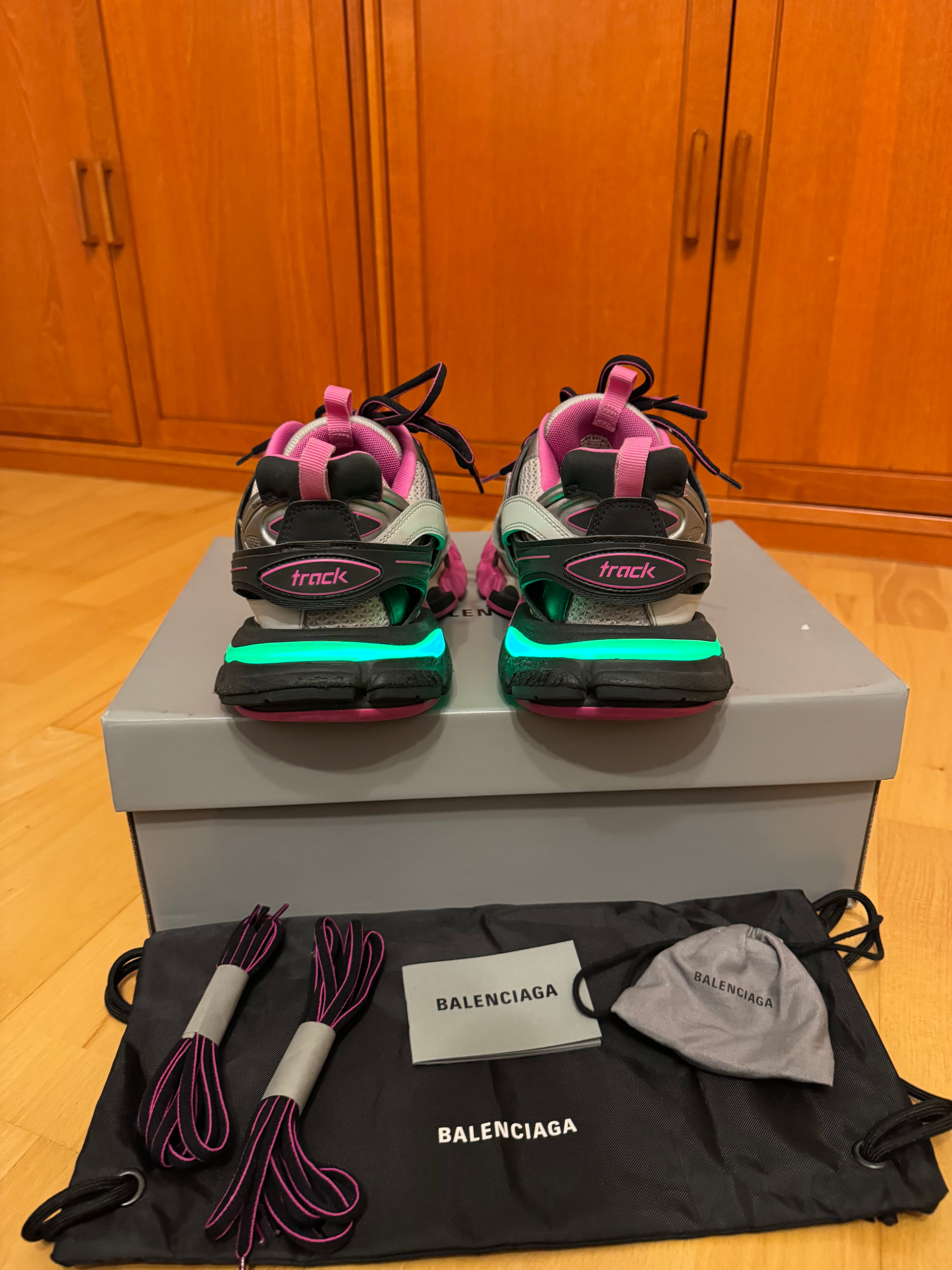 Balenciaga LED Track Black Pink Grey
