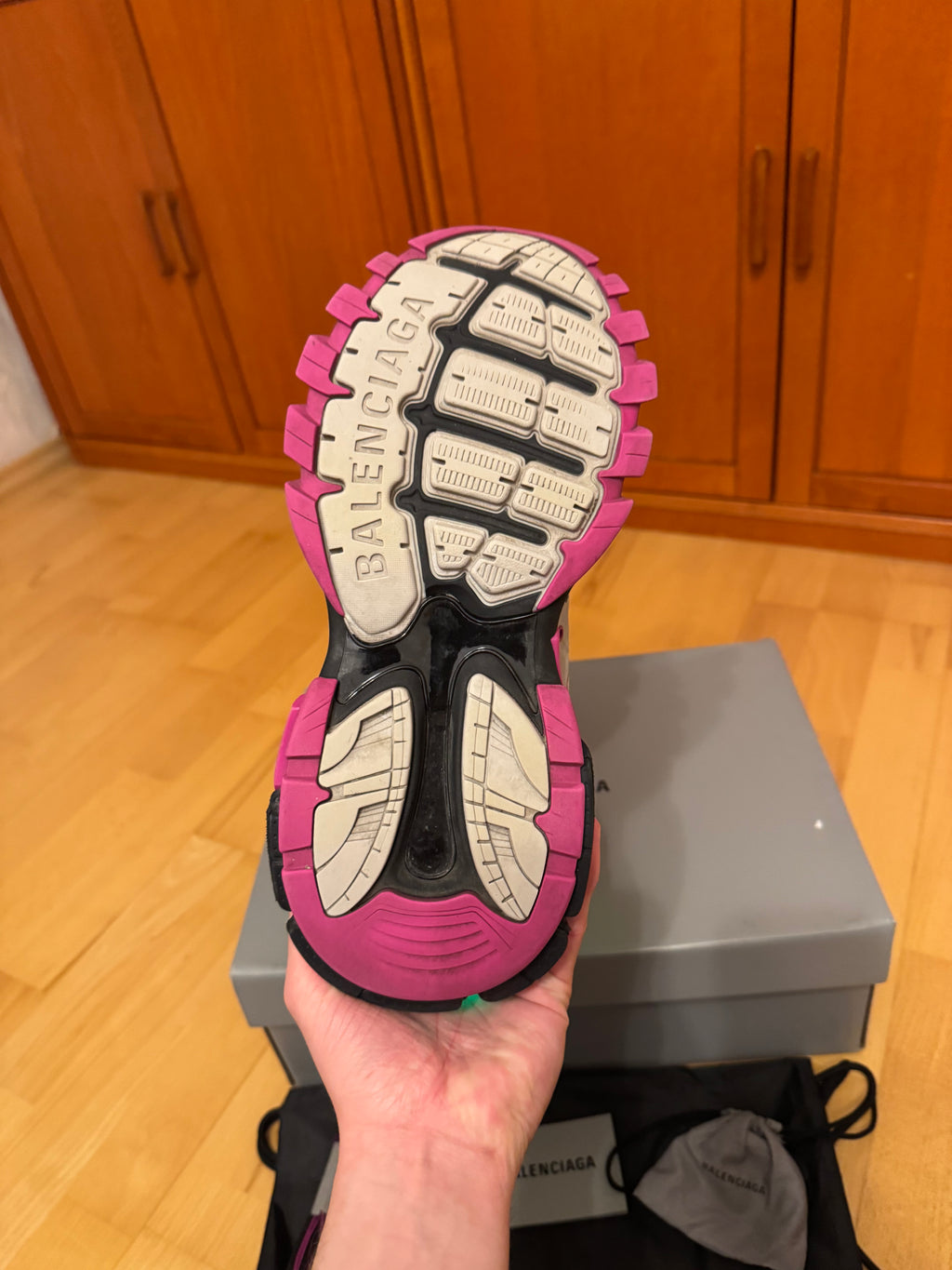 Balenciaga LED Track Black Pink Grey