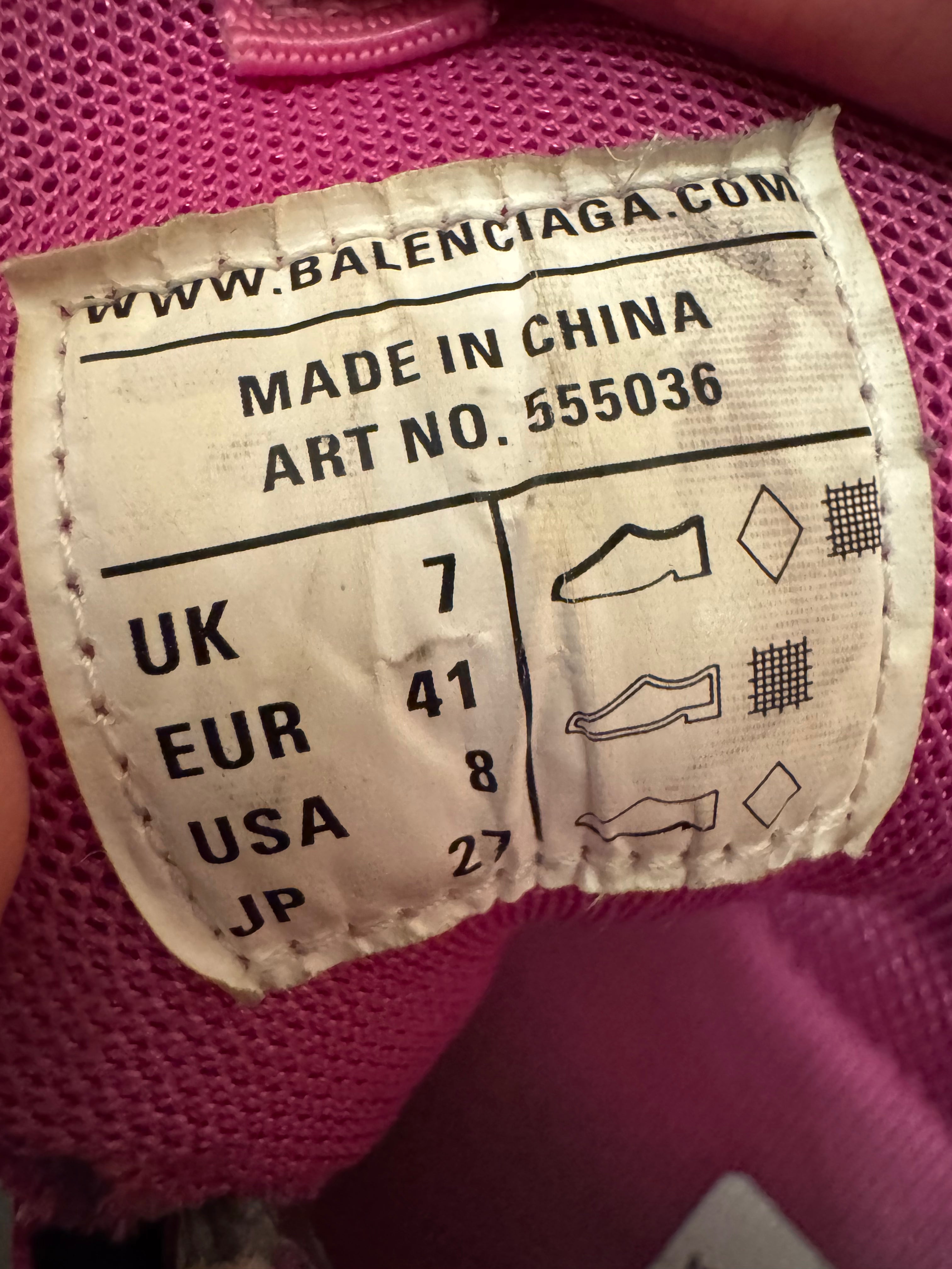 Balenciaga LED Track Black Pink Grey