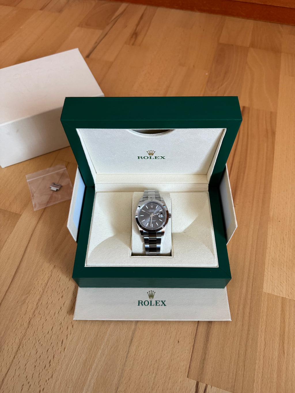 Rolex Datejust 41 Rhodium Dial