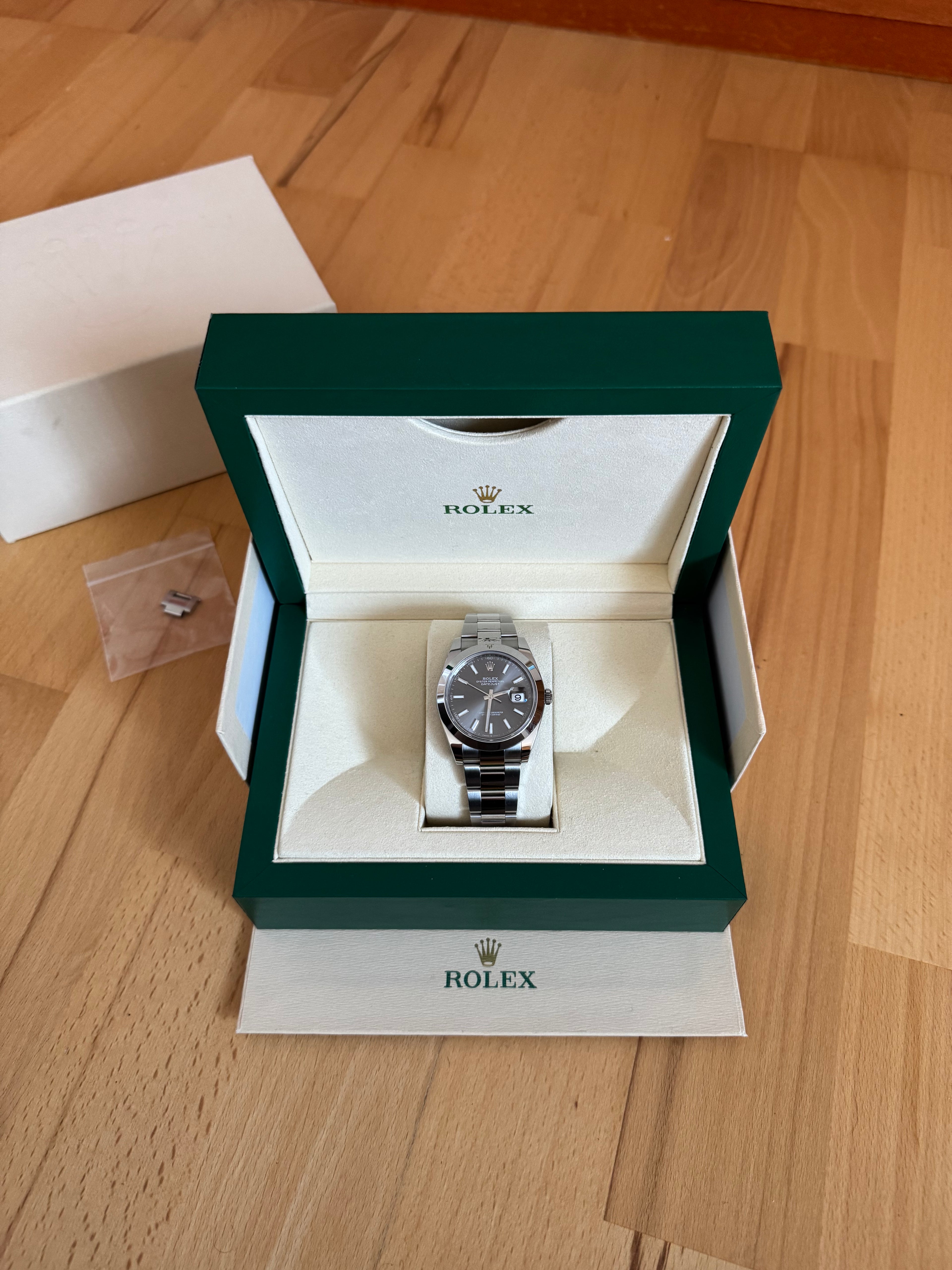 Rolex Datejust 41 Rhodium Dial