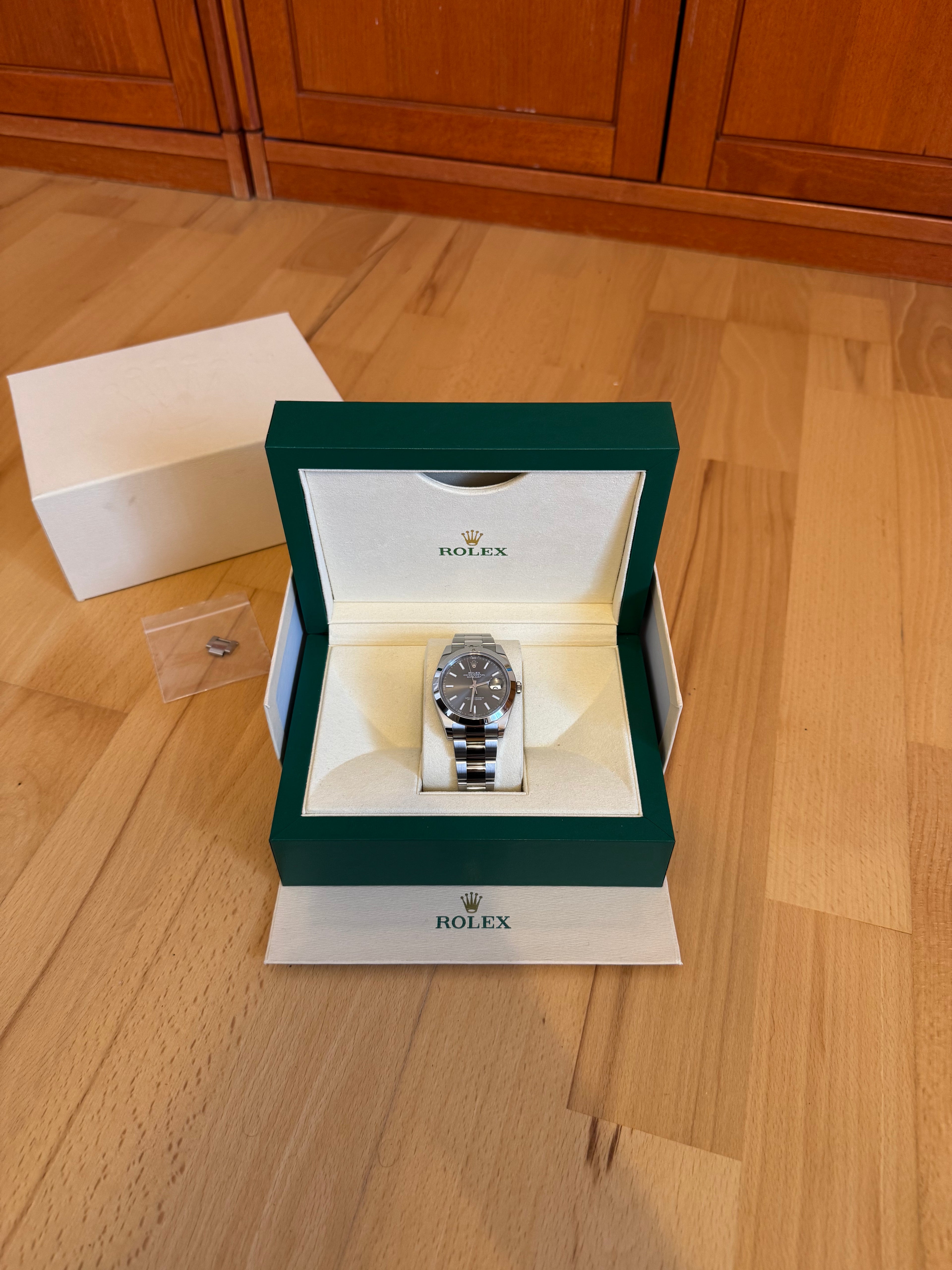 Rolex Datejust 41 Rhodium Dial