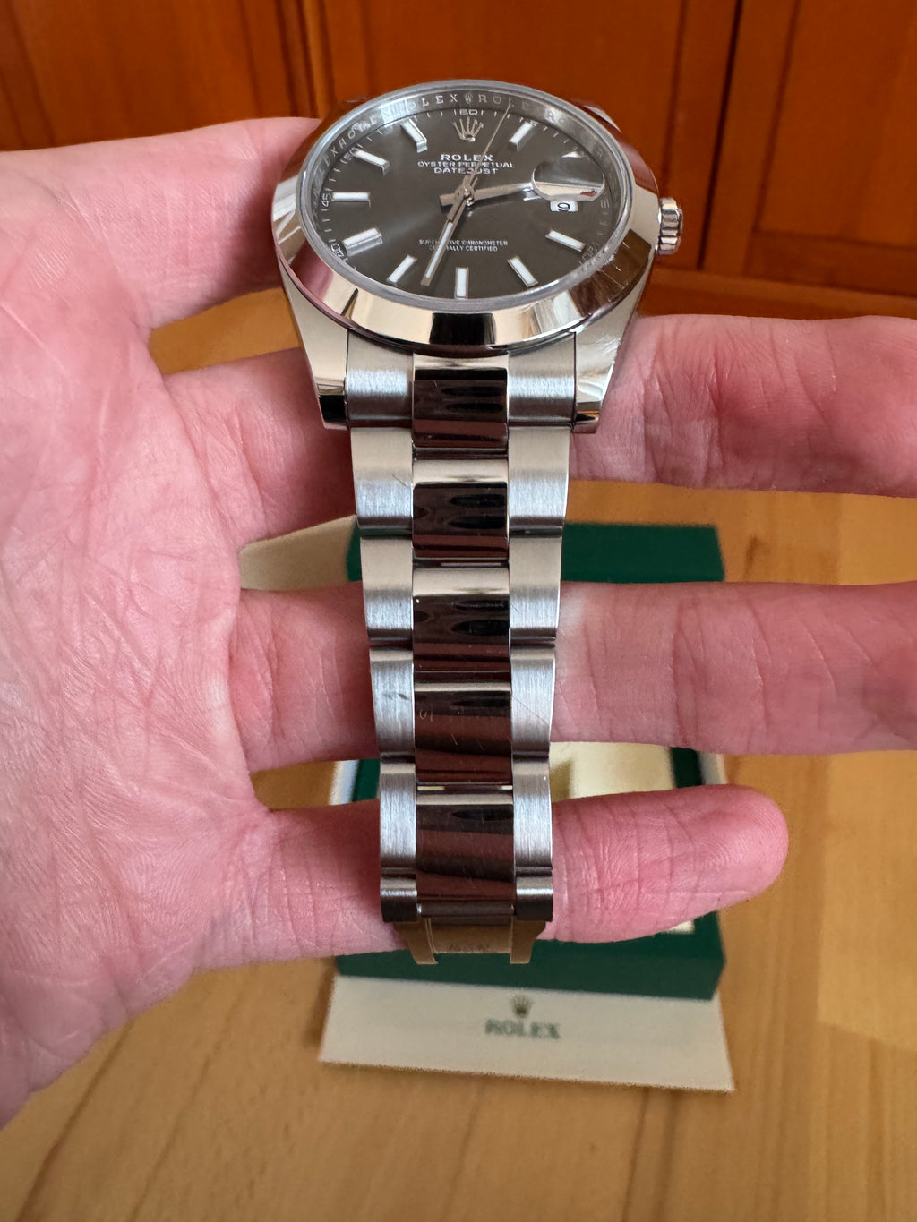 Rolex Datejust 41 Rhodium Dial