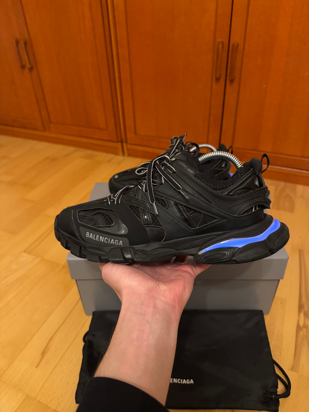 Balenciaga LED Track Triple Black