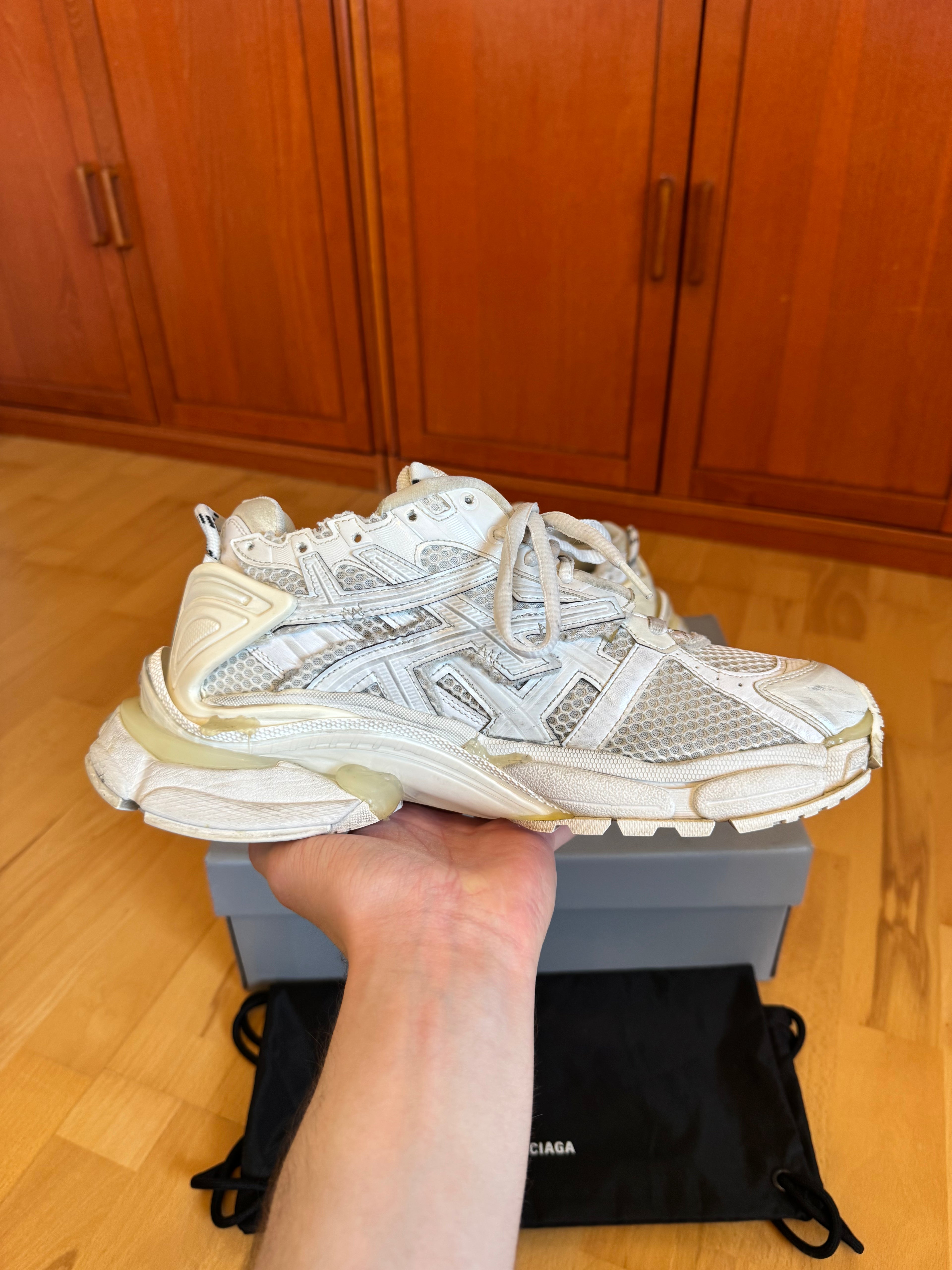 Balenciaga Runner Triple White Made in Italy