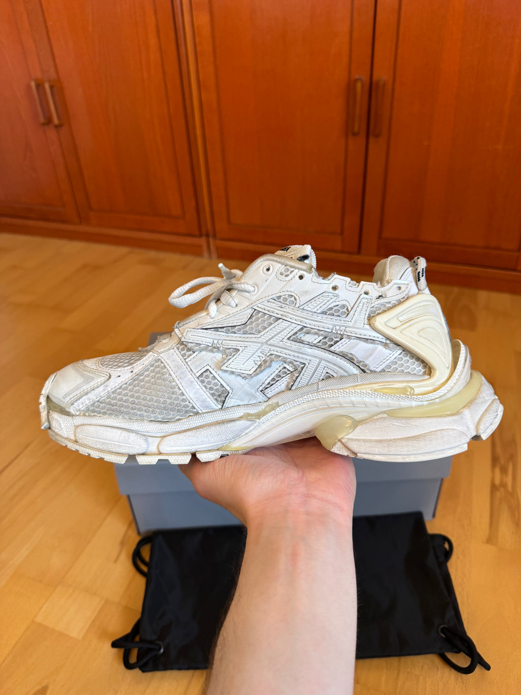 Balenciaga Runner Triple White Made in Italy