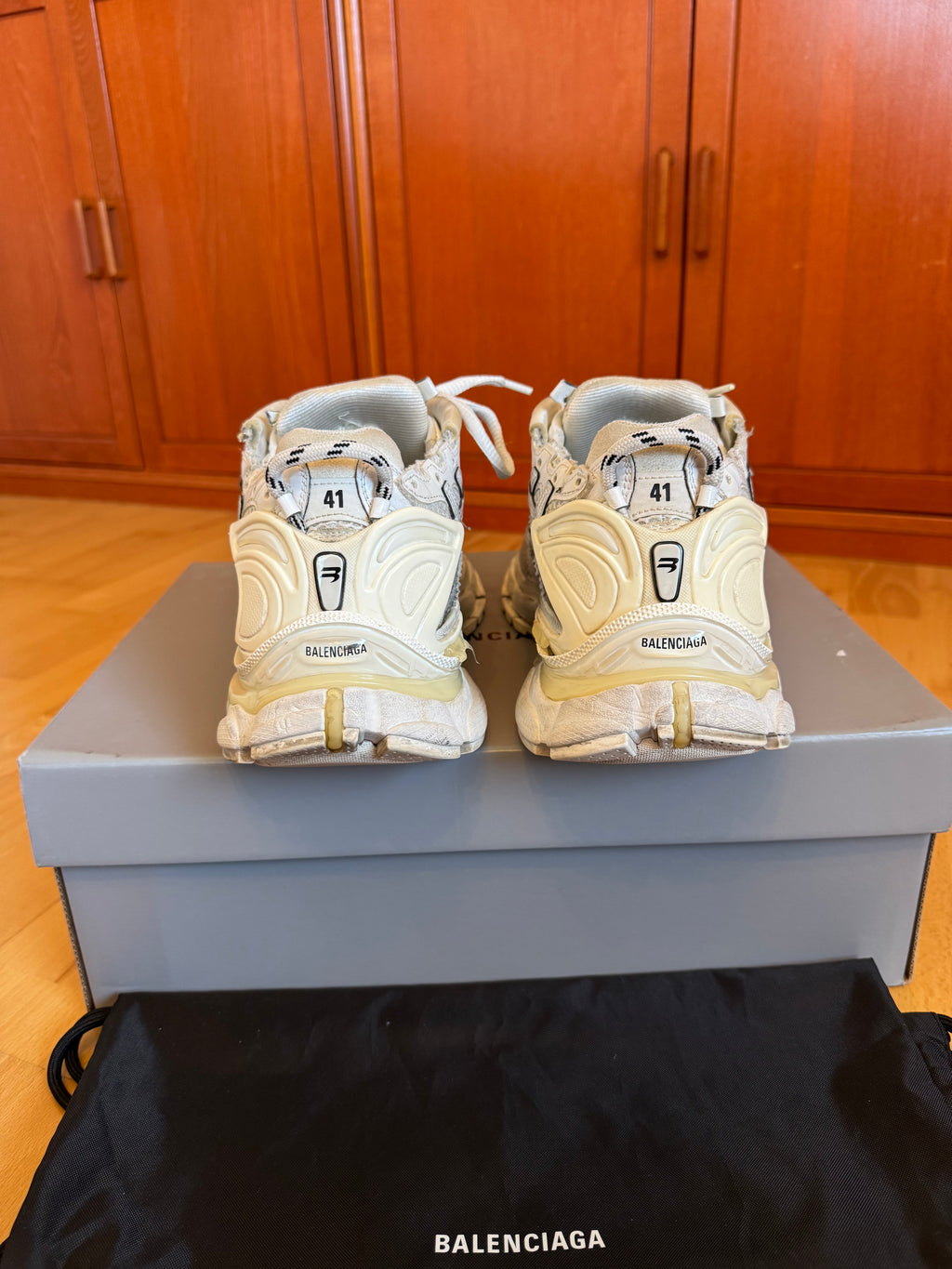 Balenciaga Runner Triple White Made in Italy