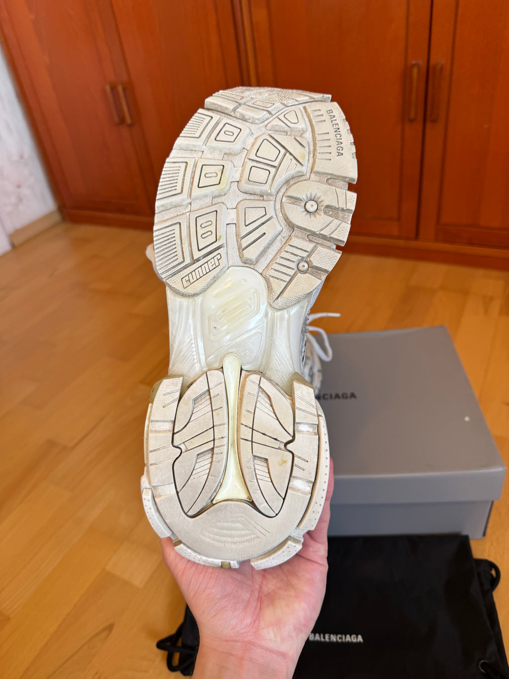Balenciaga Runner Triple White Made in Italy