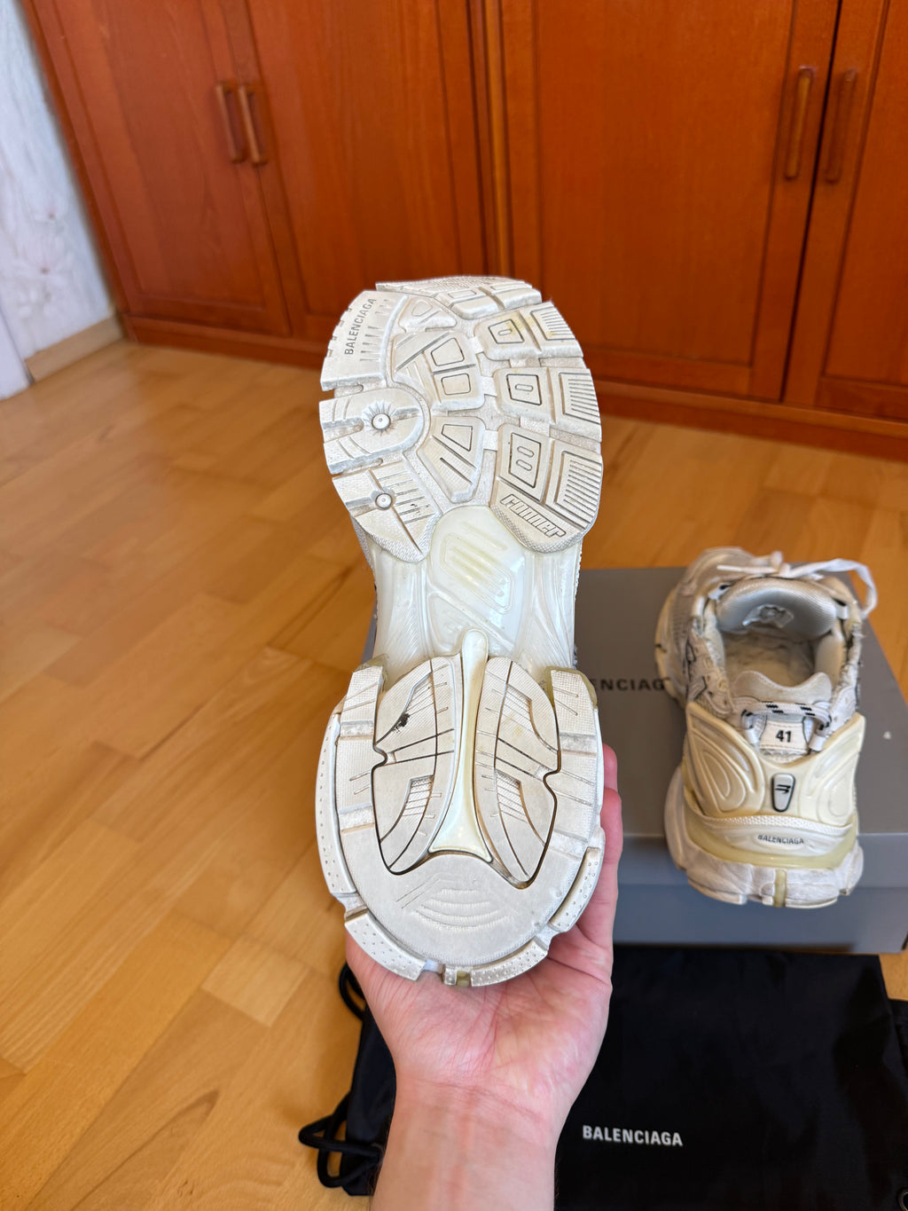 Balenciaga Runner Triple White Made in Italy