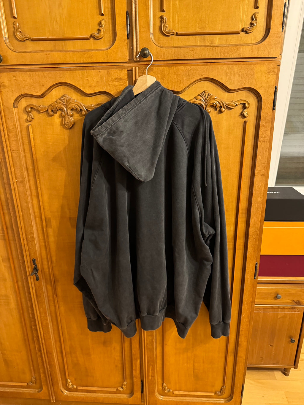 Balenciaga College 1917 Washed Grey Hoodie