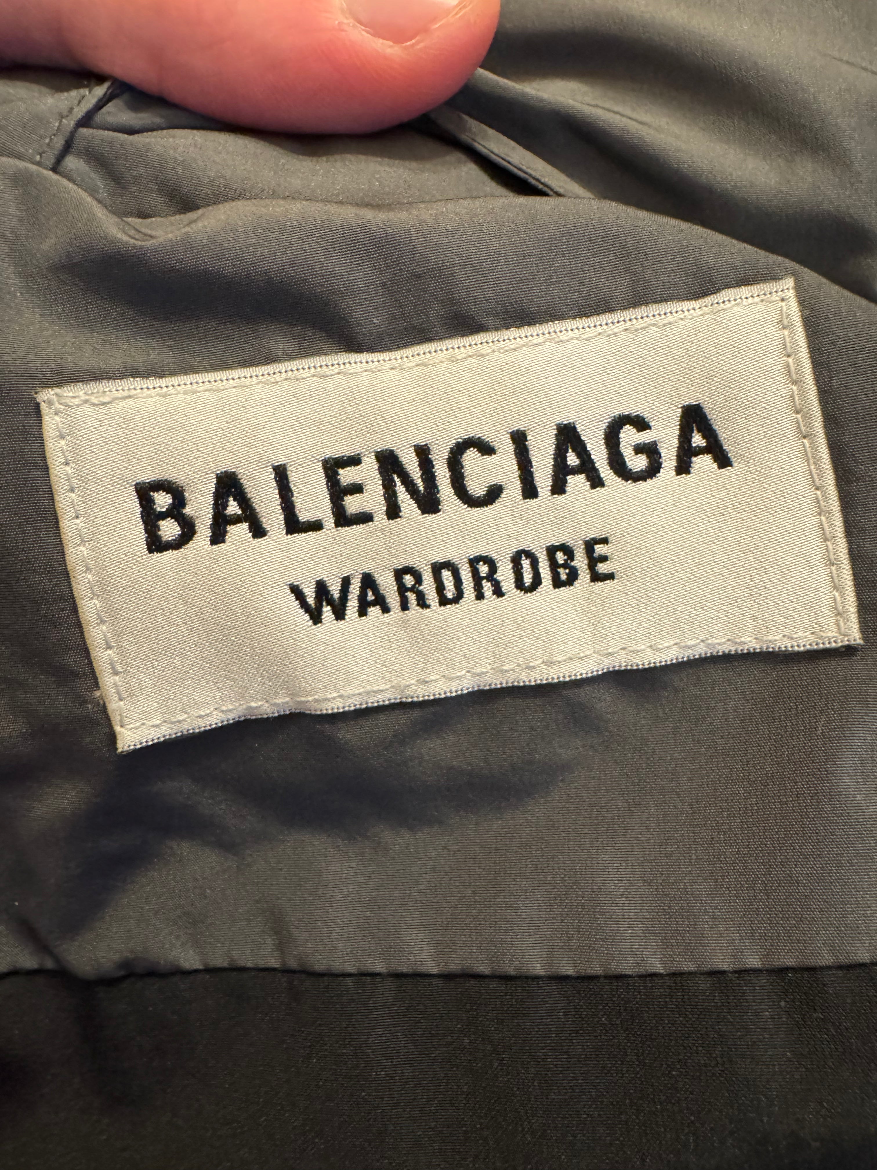 Balenciaga C Shape Grey Puffer Jacket