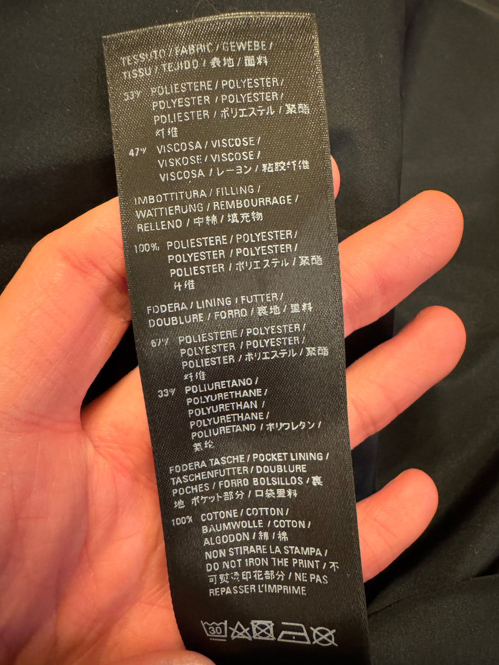 Balenciaga C Shape Grey Puffer Jacket
