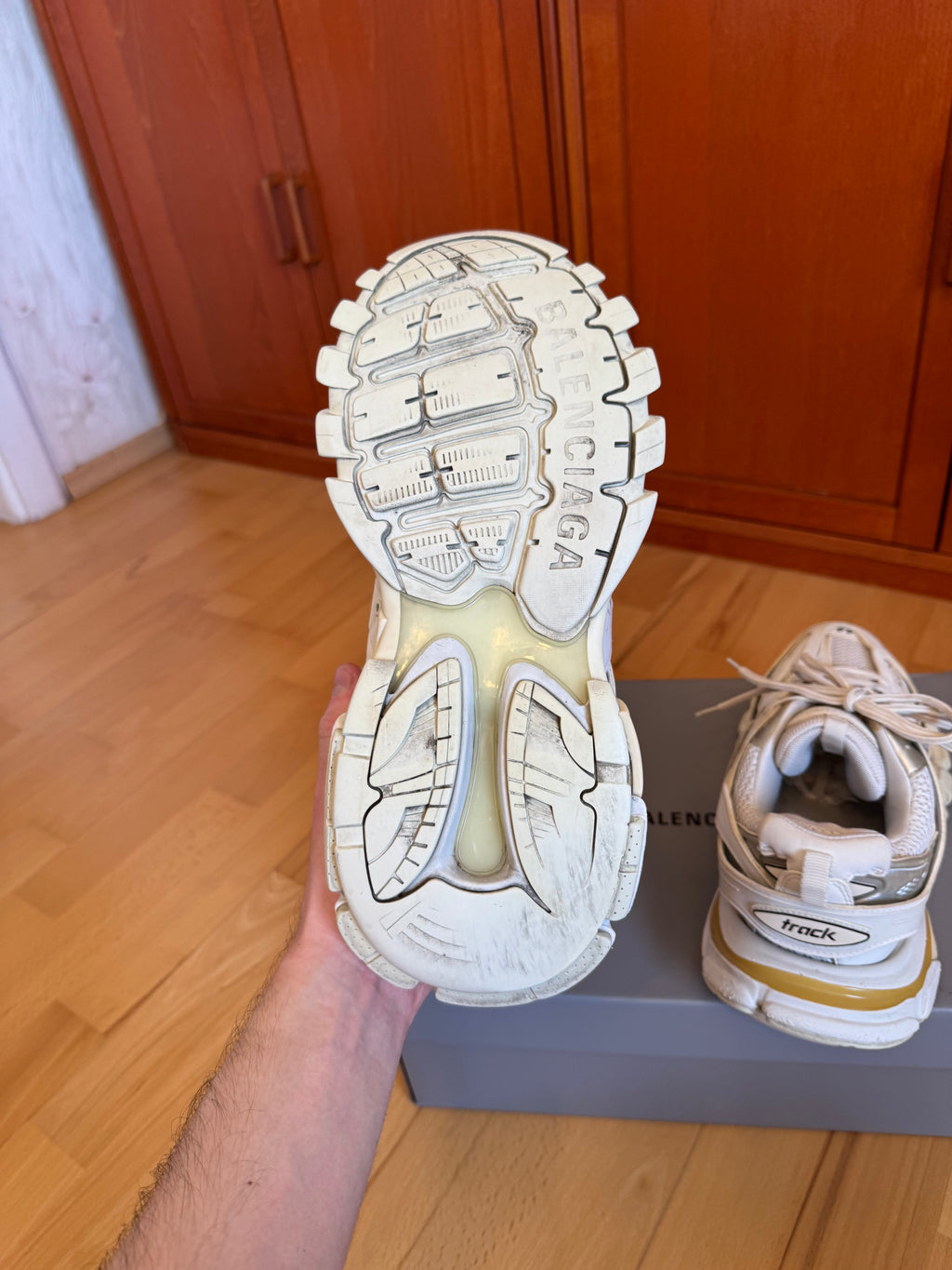 Balenciaga Track Triple White