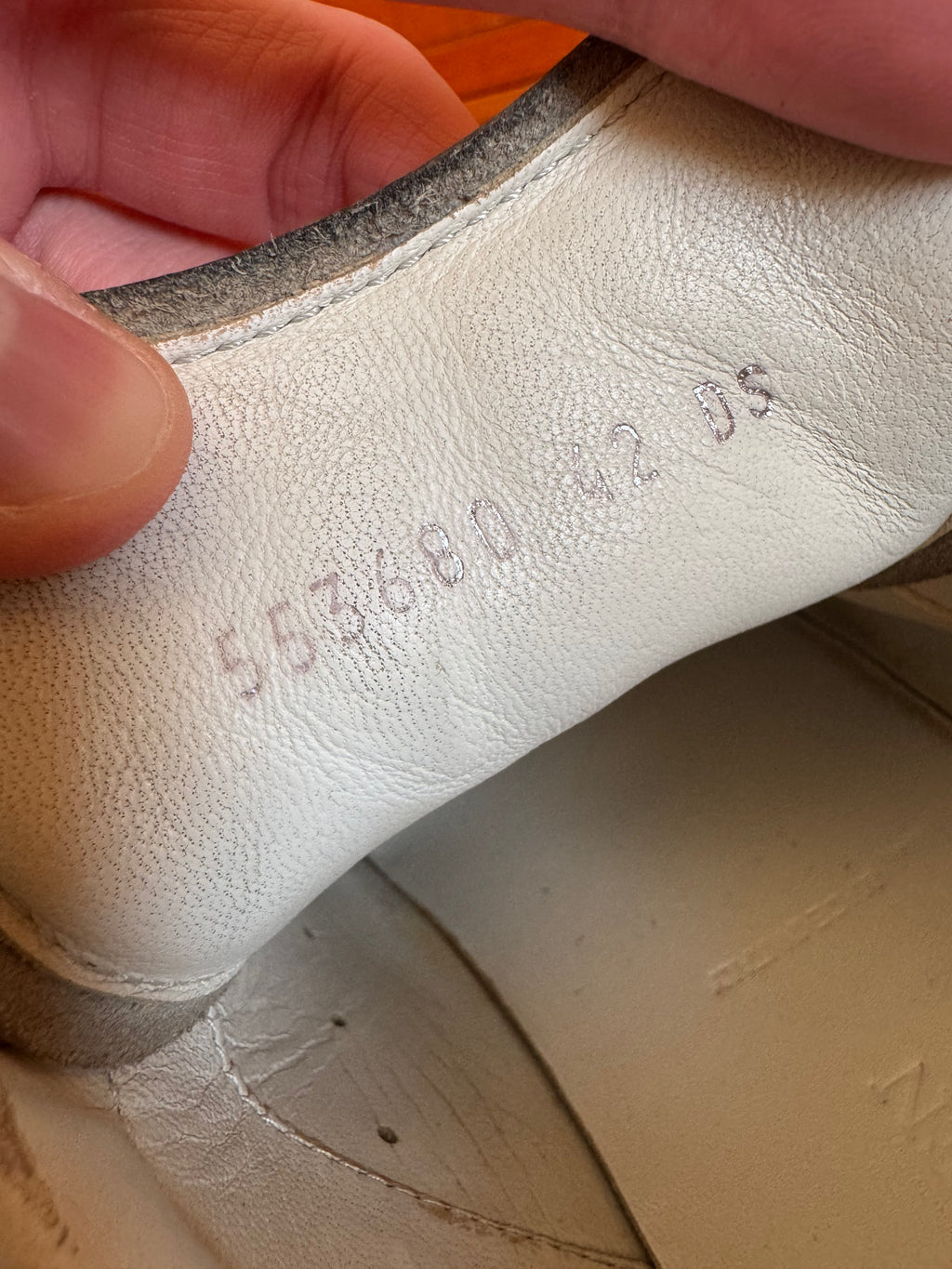 Alexander McQueen Oversize White Red Heel Suede