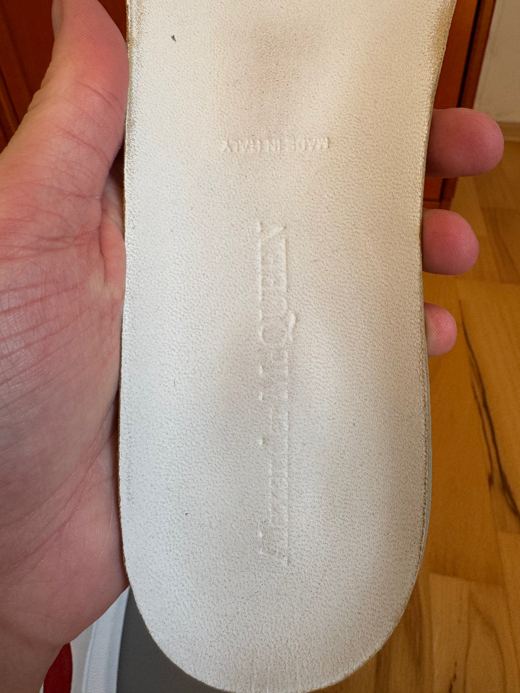Alexander McQueen Oversize White Red Heel Suede