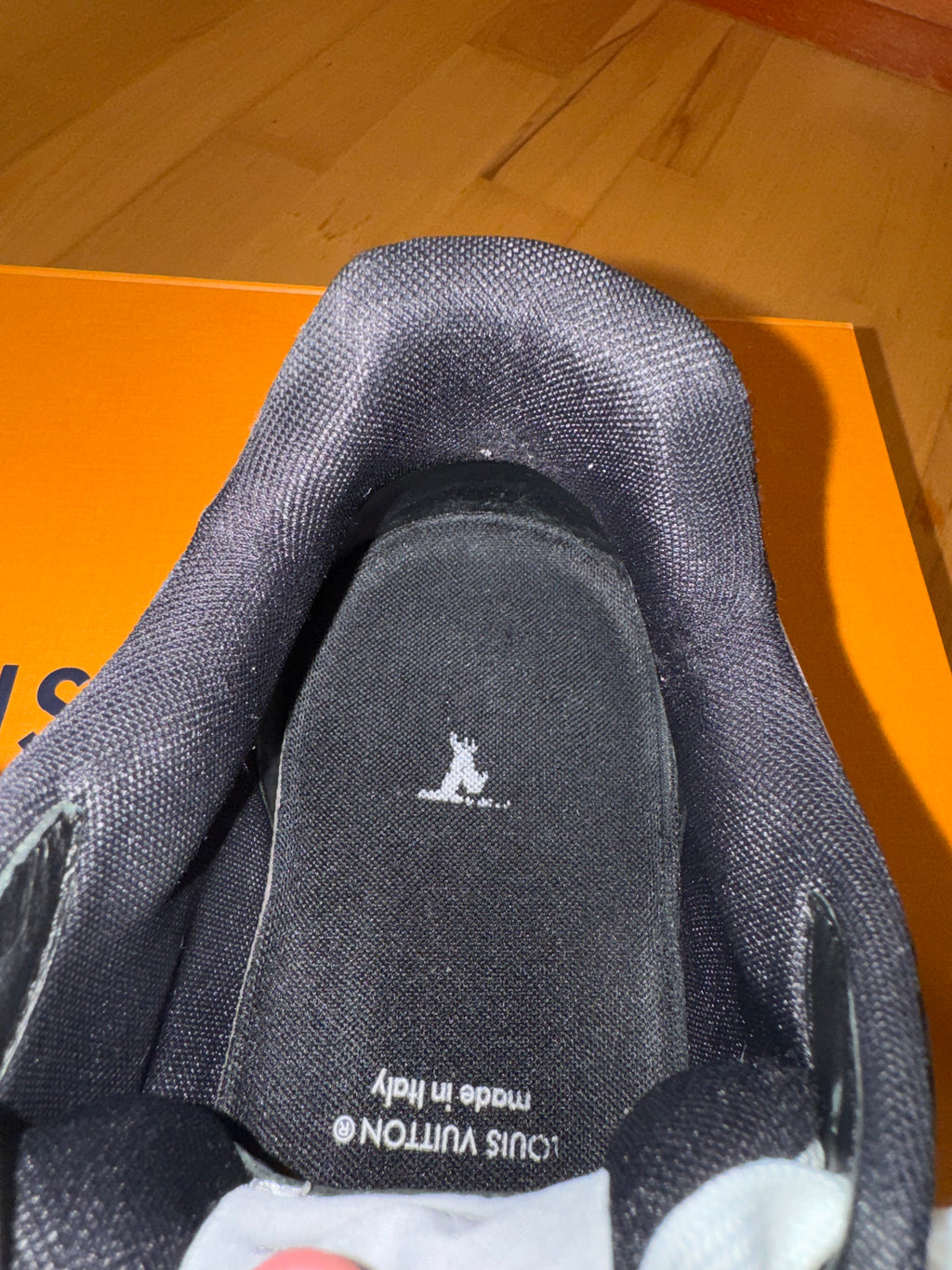 Louis Vuitton LV Trainer Velcro Strap Black Denim