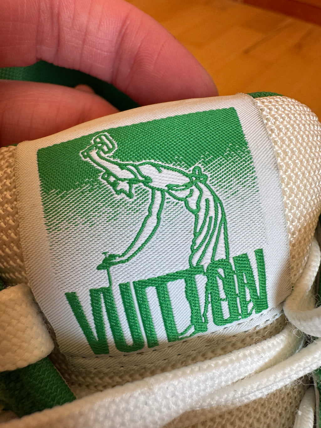 Louis Vuitton LV Trainer Velcro Strap Green Denim